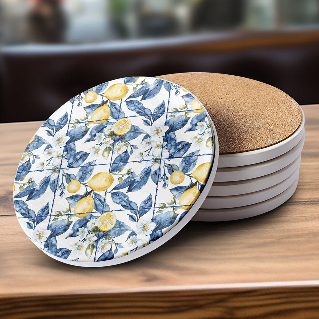 Mediterranean Lemon Coasters