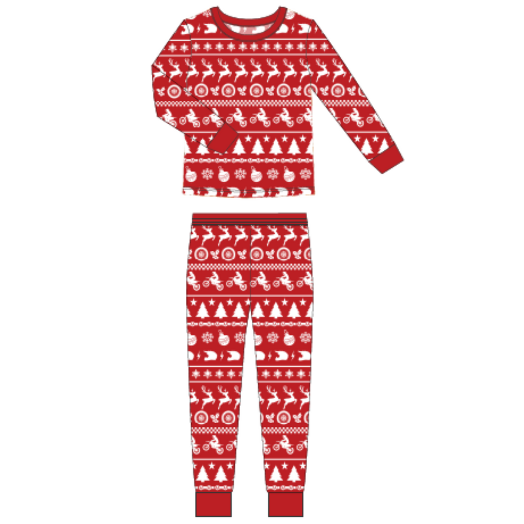 Two Piece Christmas Pajama Set