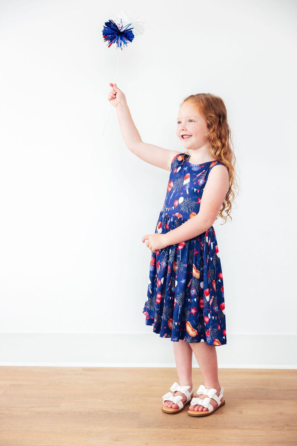 You Look Like the 4th of July Tank Twirl Dress