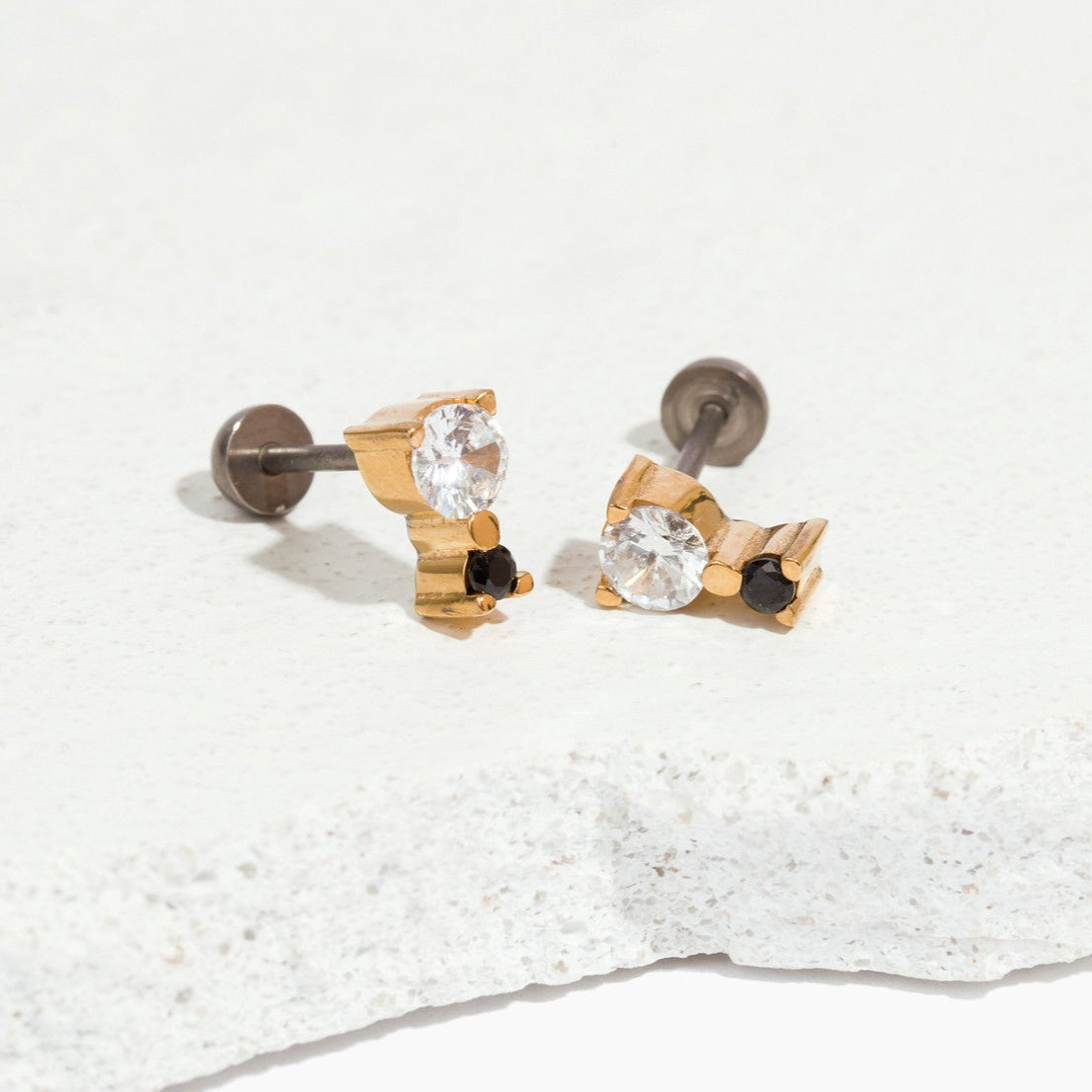 Mini Coco Screw Back Stud Earrings