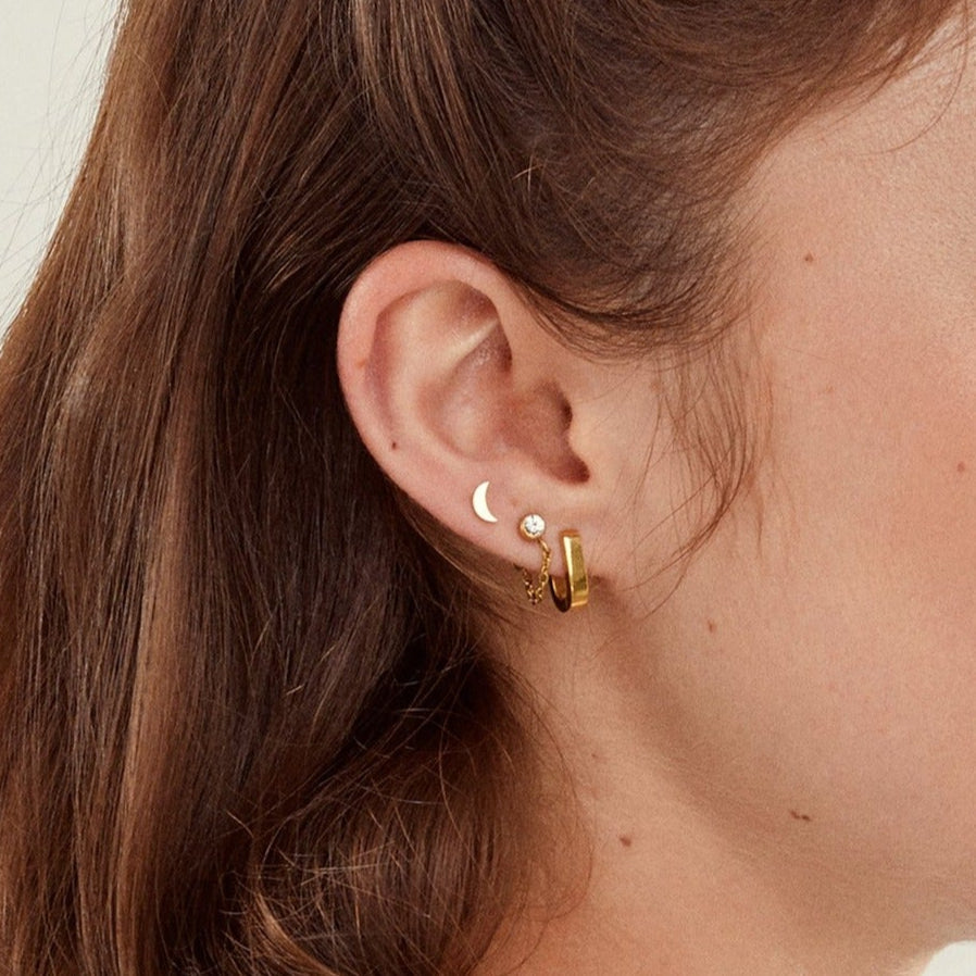 Offshore Huggie Hoop Earrings