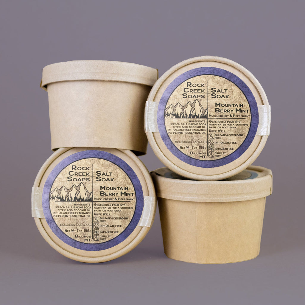 Mountain Berry Mint - Salt Soak