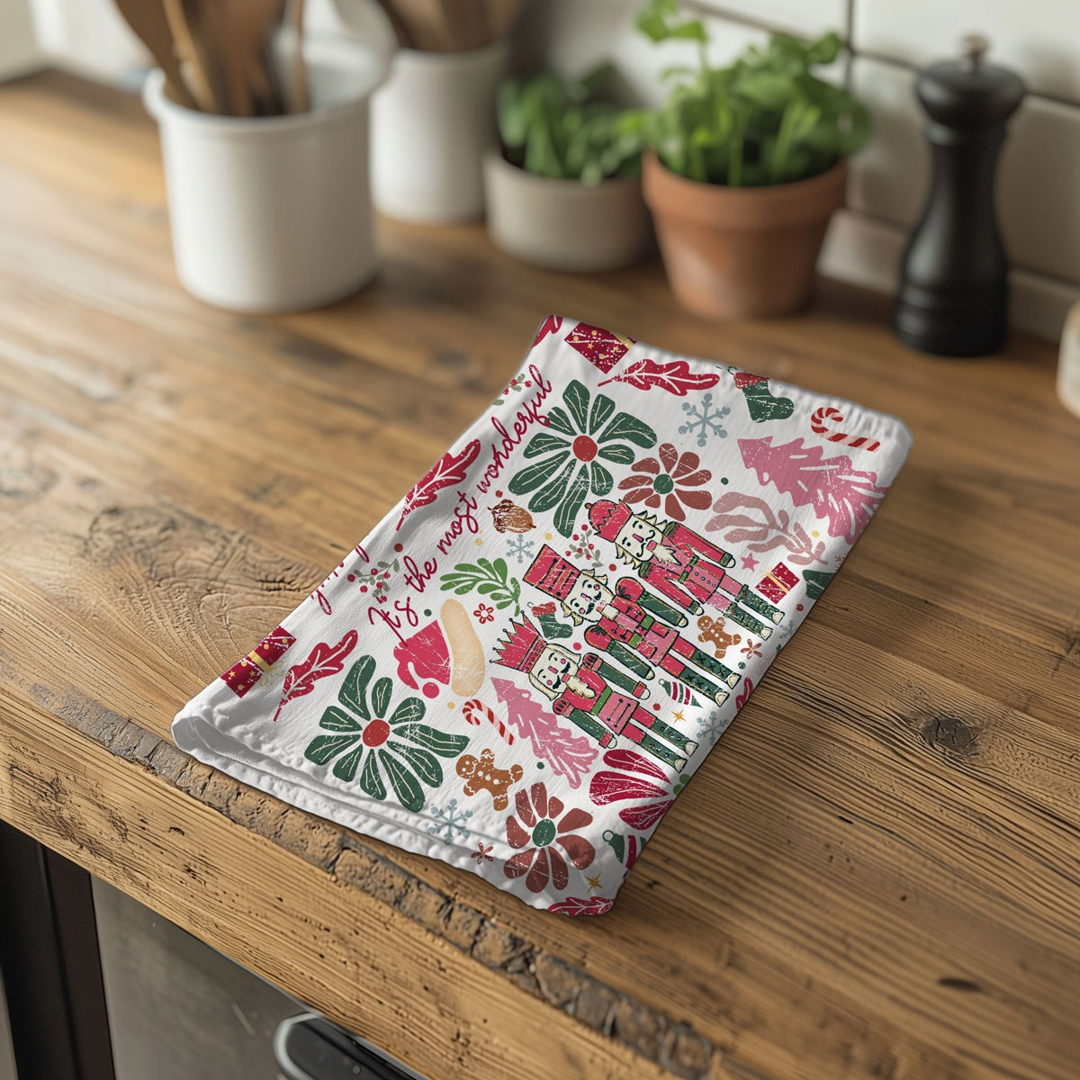 Boho Floral Nutcracker