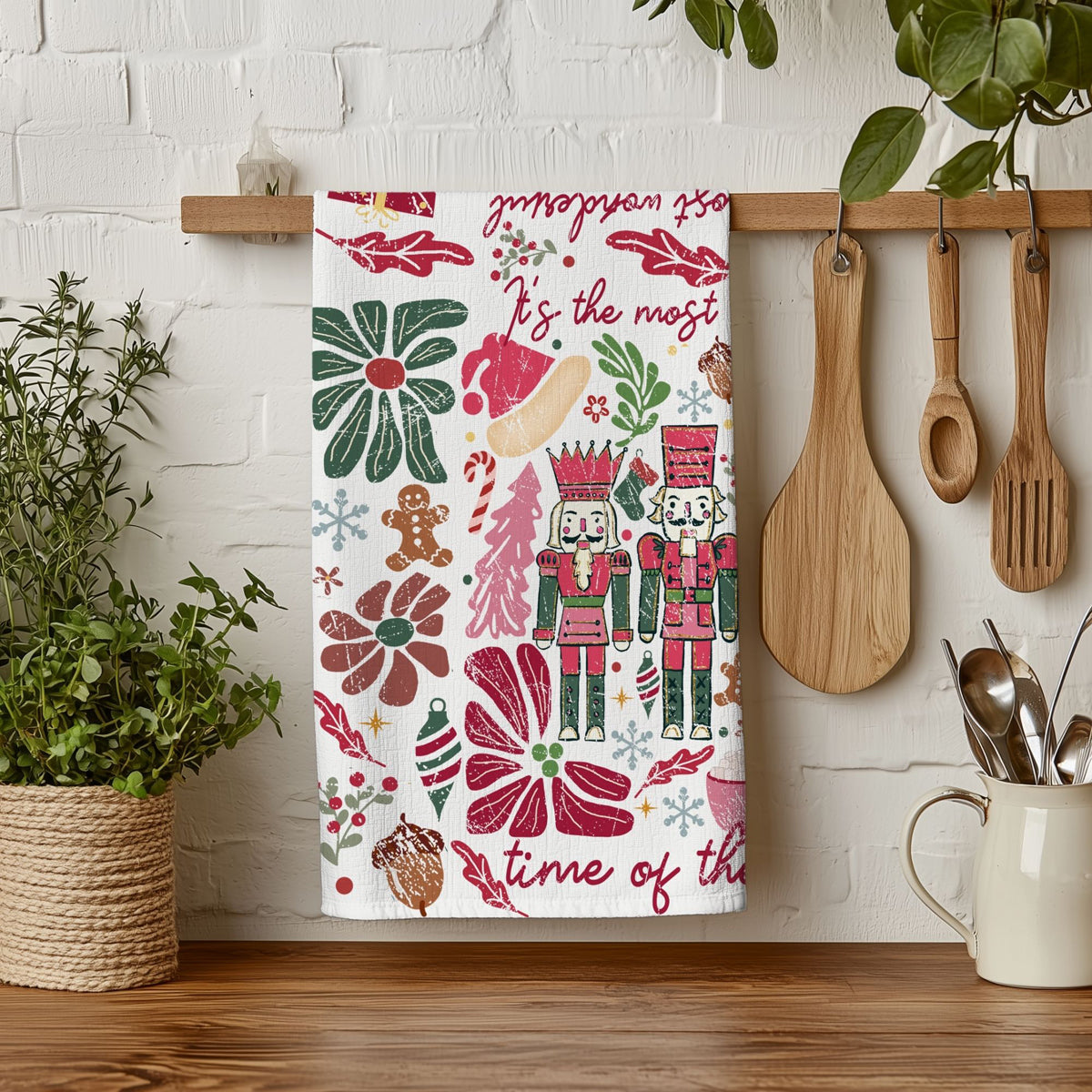 Boho Floral Nutcracker