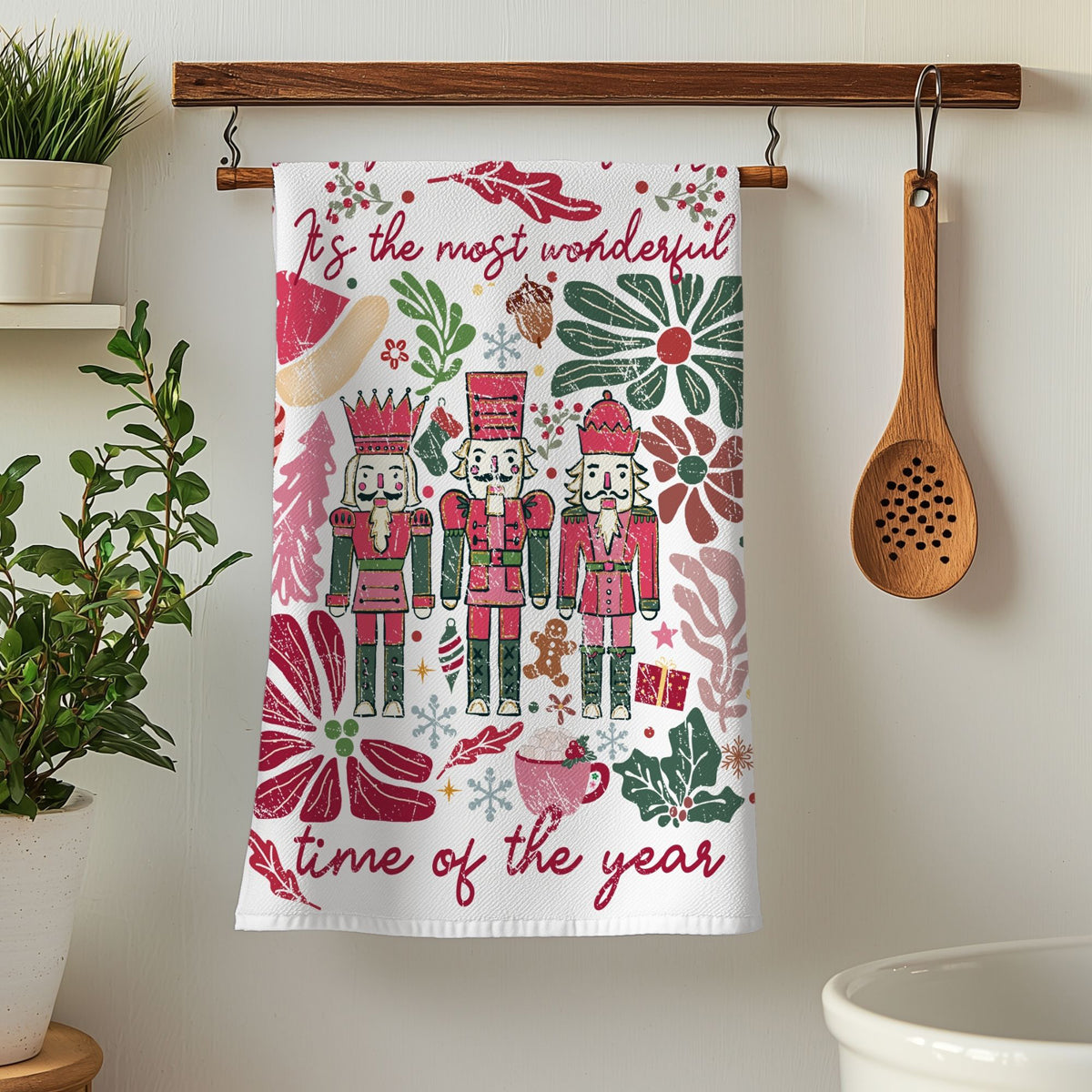 Boho Floral Nutcracker