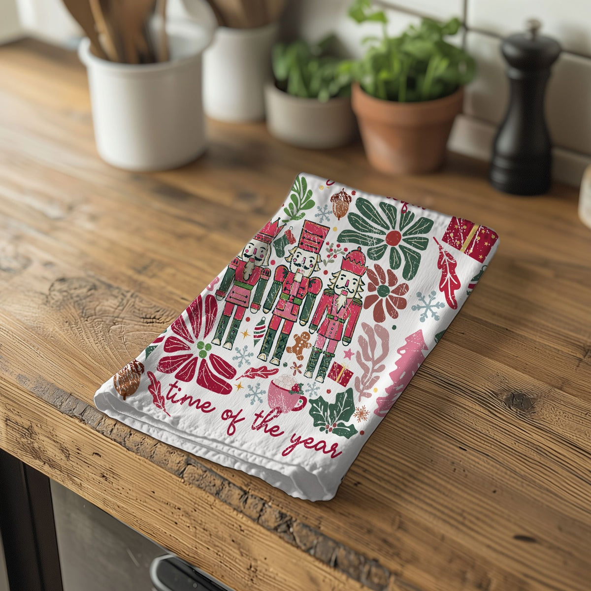 Boho Floral Nutcracker