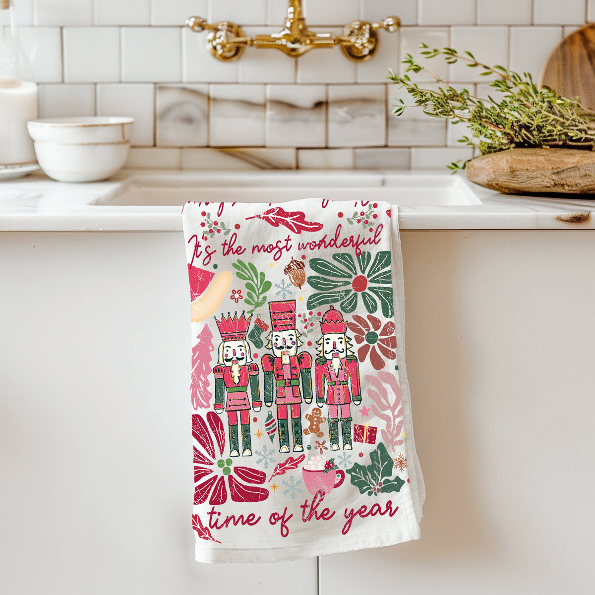Boho Floral Nutcracker