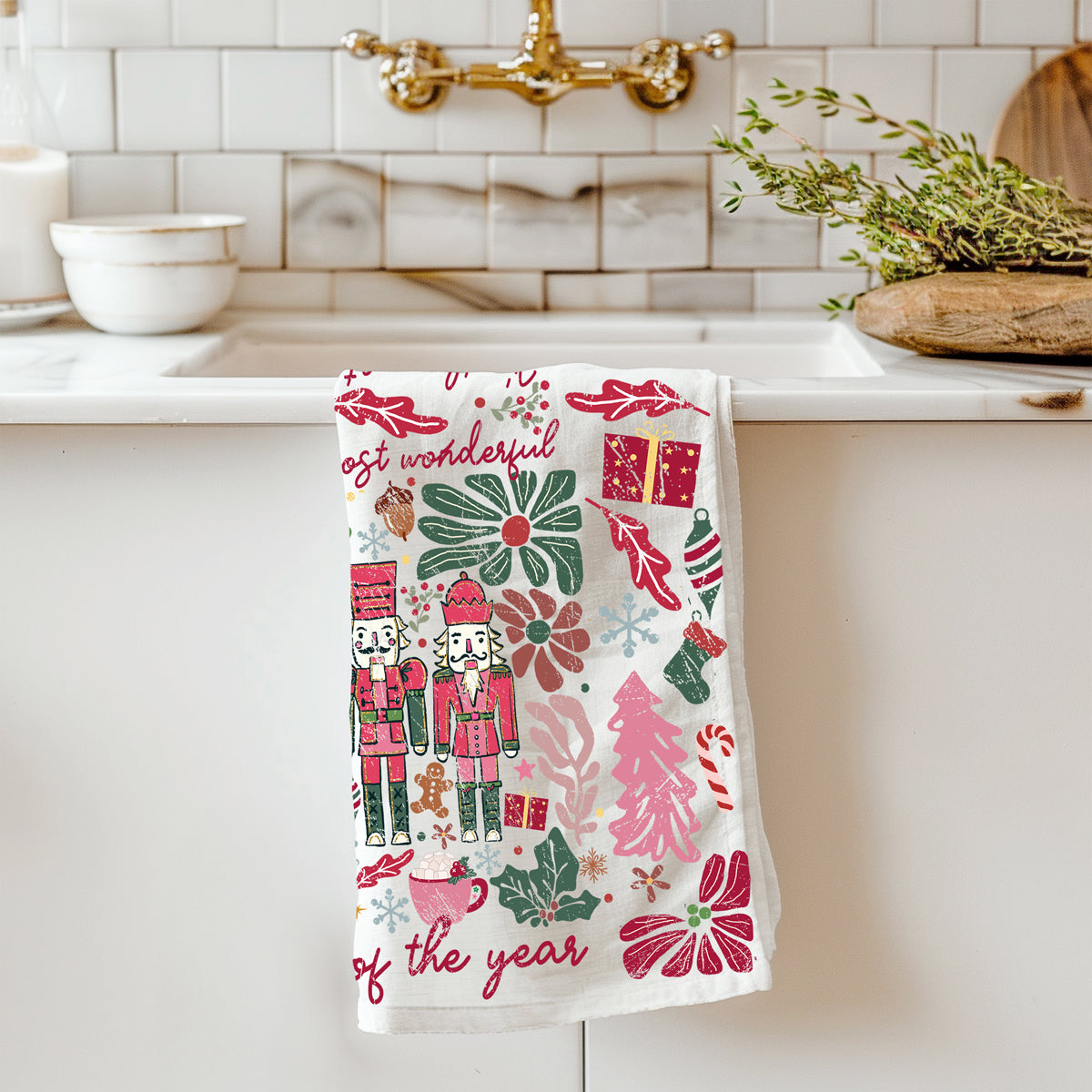 Boho Floral Nutcracker