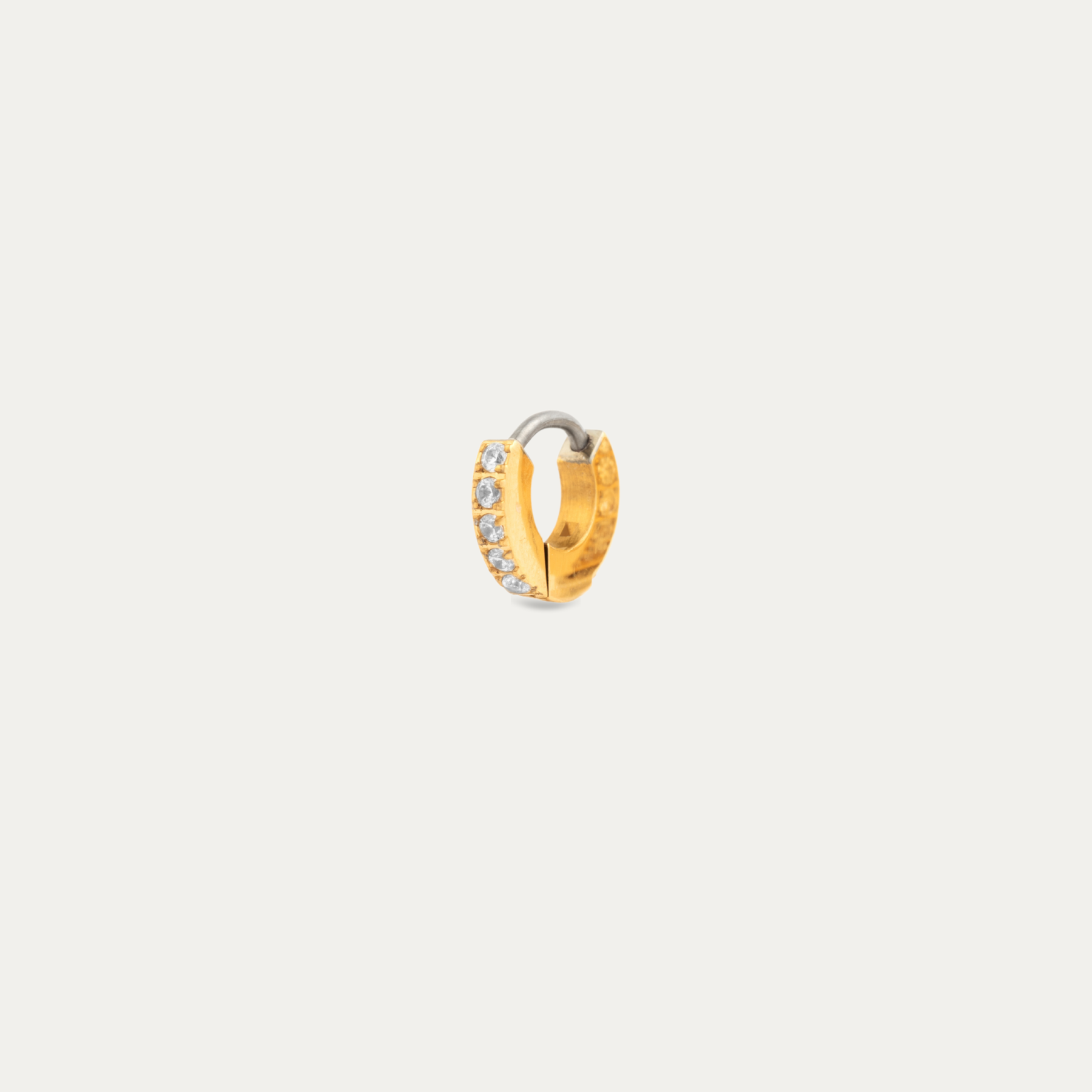 Single Ocean Ave Huggie Hoop Earring