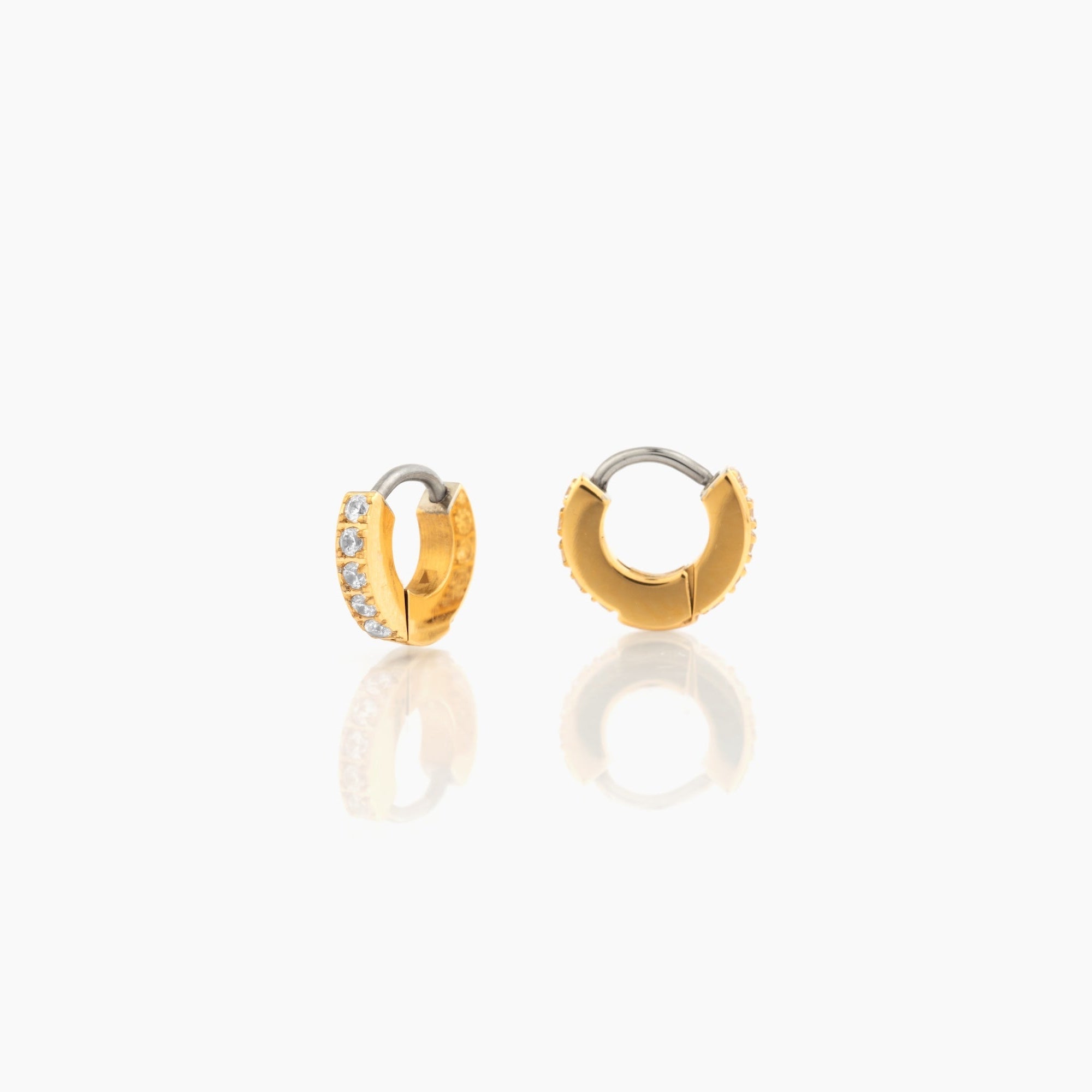 Single Ocean Ave Huggie Hoop Earring