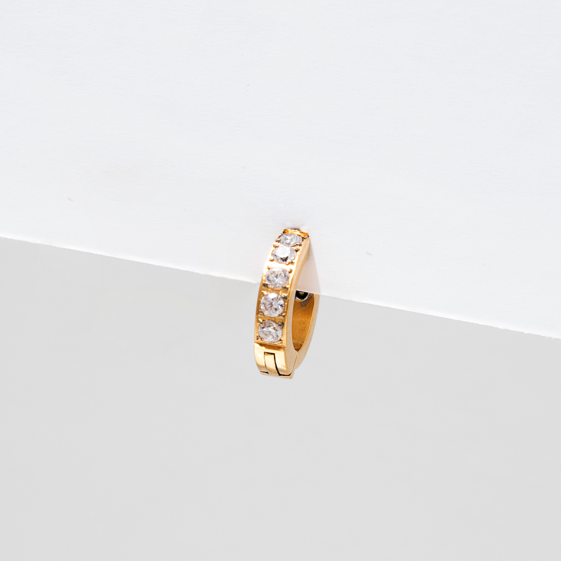 Single Ocean Ave Huggie Hoop Earring
