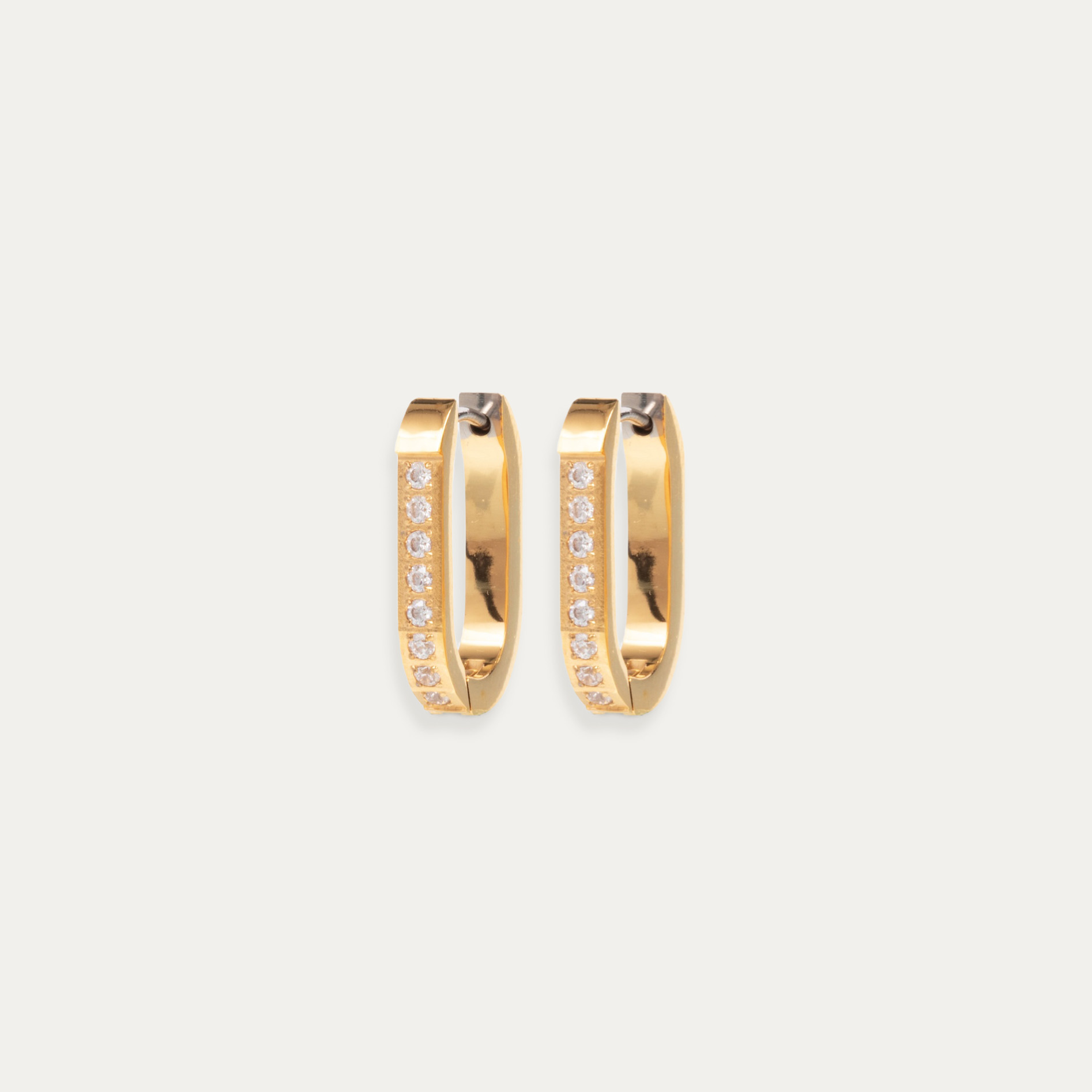 Pavé Trendsetter Hoop Earrings
