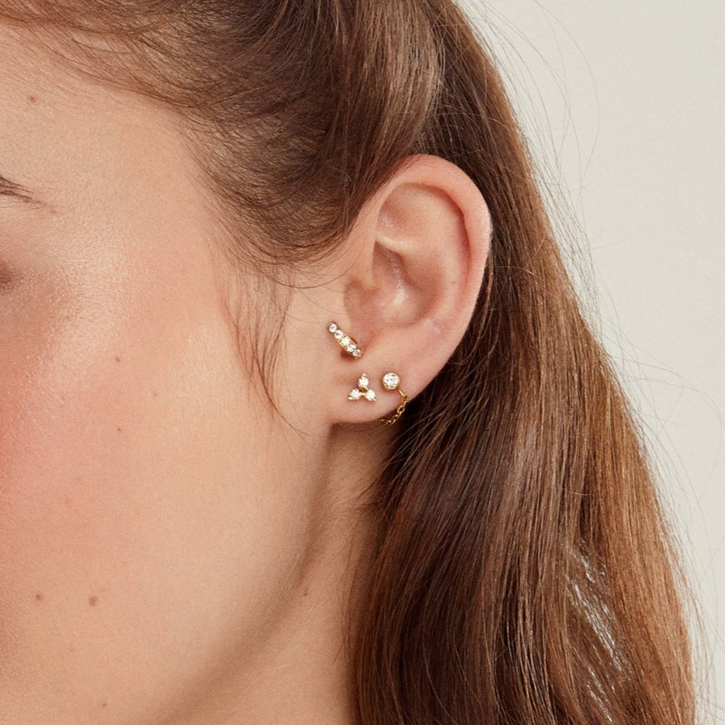 Offshore Huggie Hoop Earrings