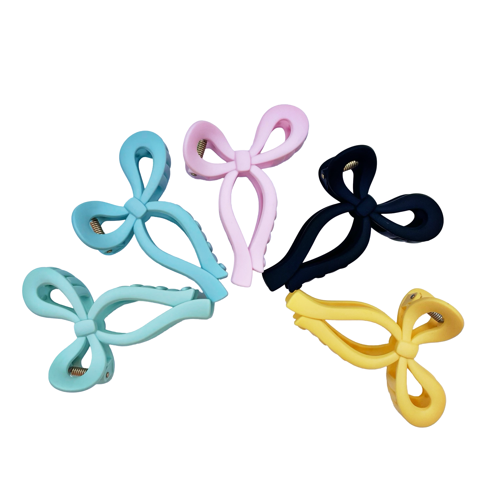 Matte Bow Claw Clip