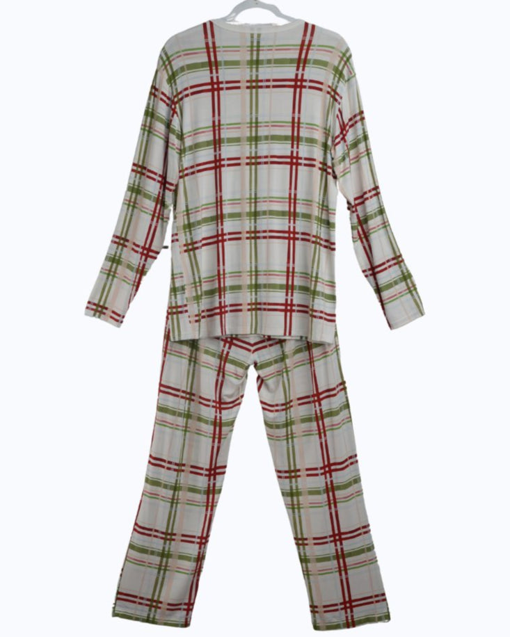 Christmas Adult Men's Bamboo Pajamas in Plaid