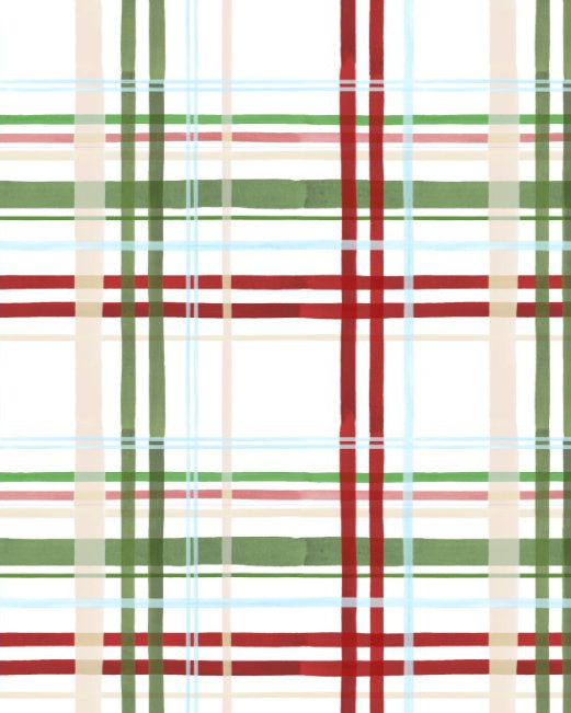 Christmas Adult Men's Bamboo Pajamas in Plaid