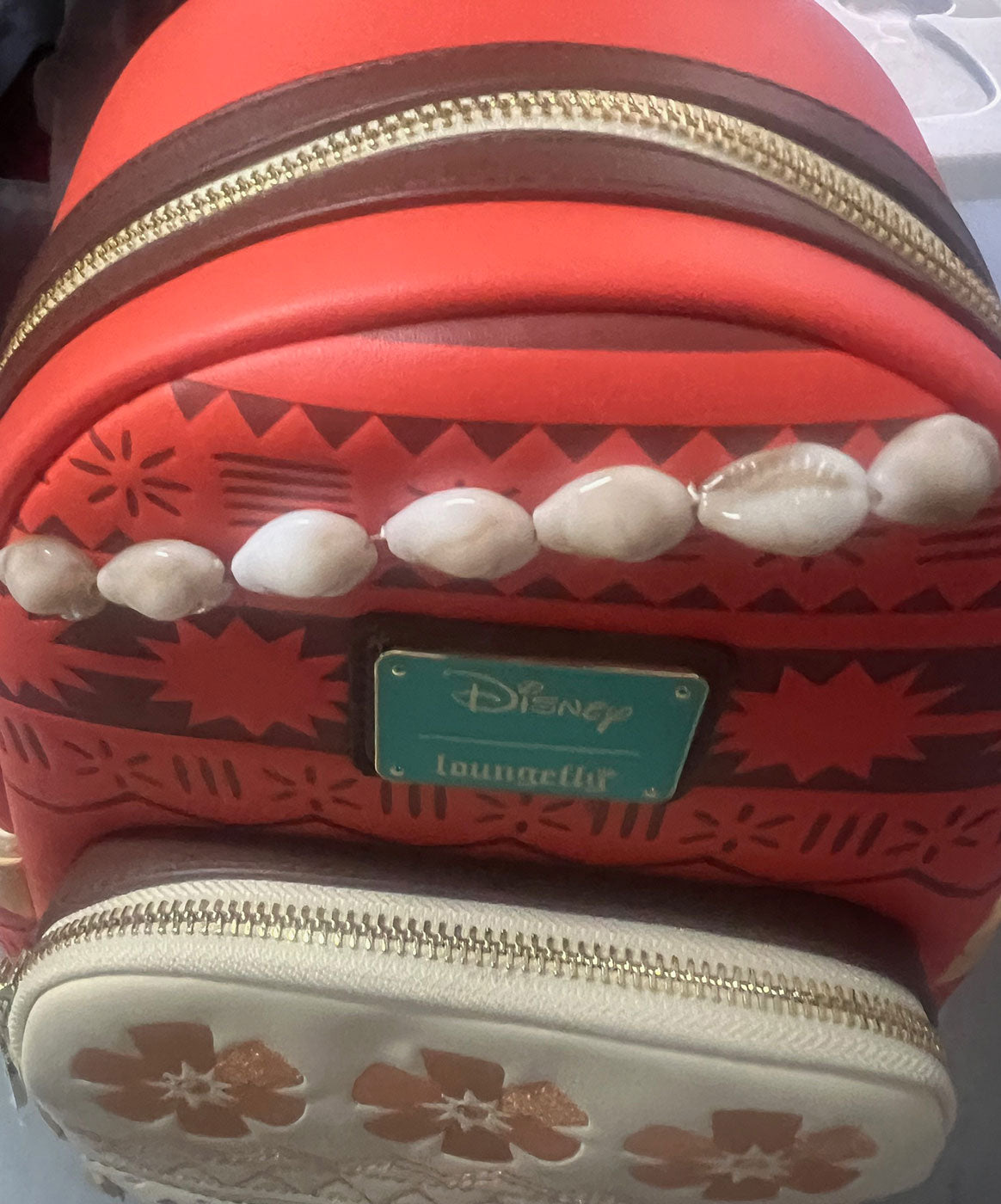 Loungefly Disney Moana Puka Shells Cosplay Mini Backpack