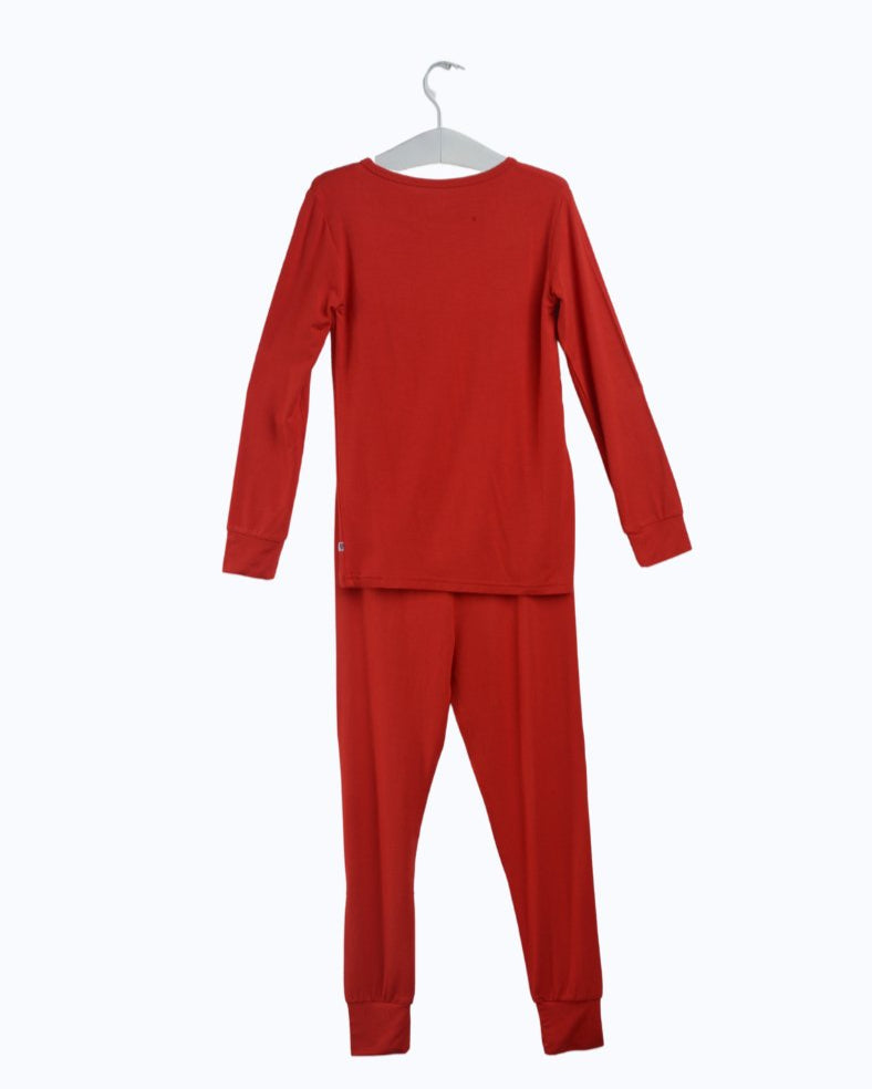 Bamboo Pajama Set in Red