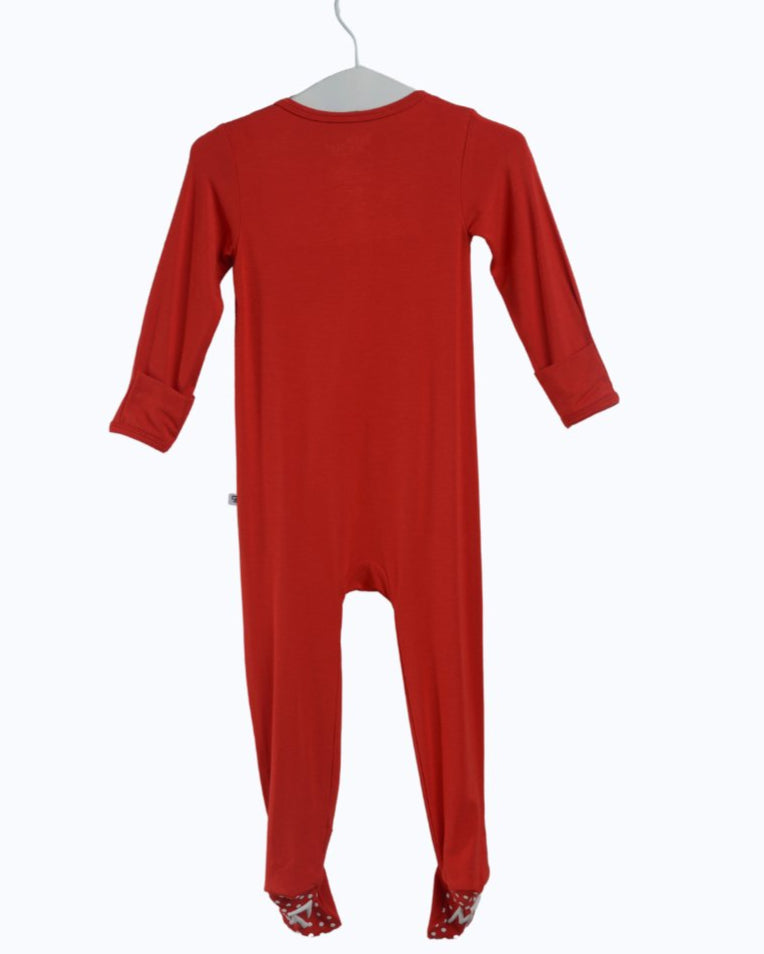 Bamboo Baby Pajama in Red