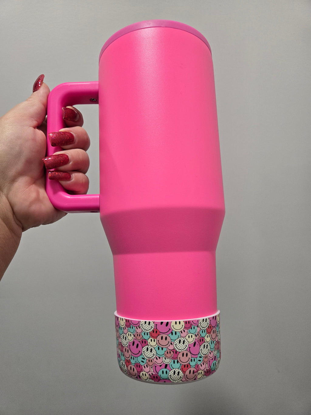 Oh Happy Day silicone boot bumper sleeve for tumblers