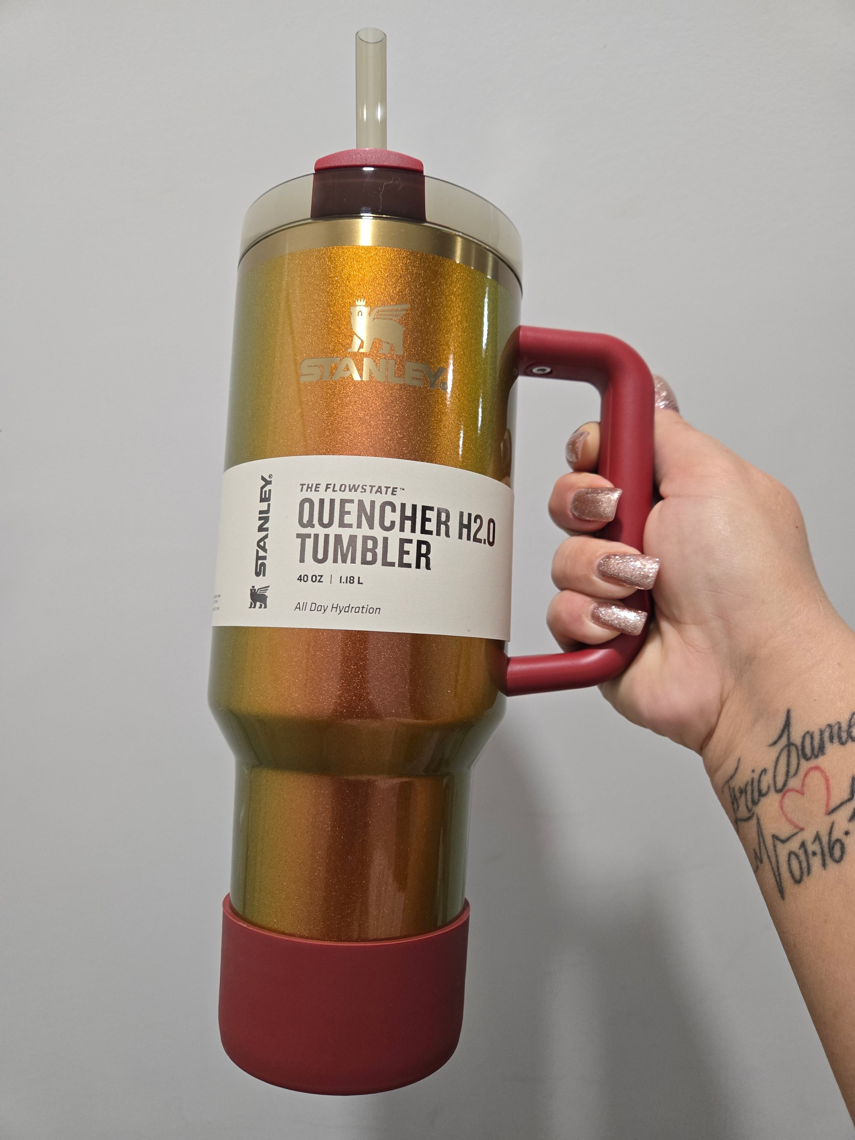 Maroon Silicone boot bumper for tumbler