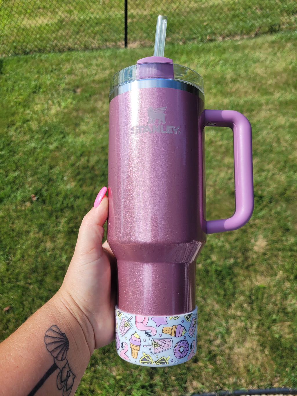 Summer Days Silicone Boot Bumper Sleeve for tumblers