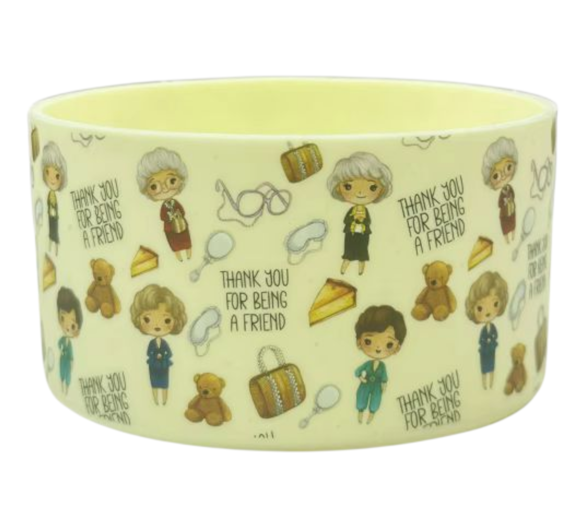 Cream GoldenGirl Silicone Boot Bumper Sleeve for Tumblers