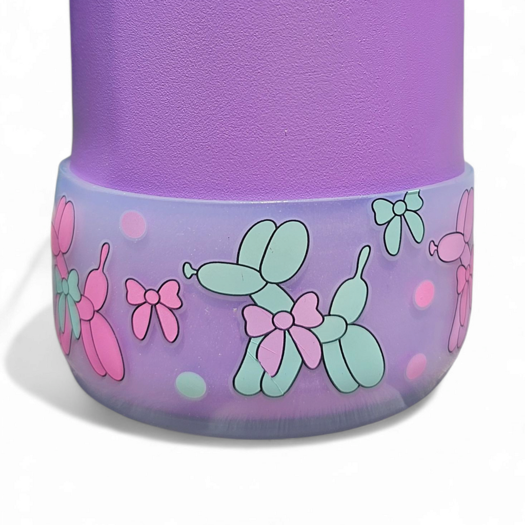 Preppy Balloon Dogs Silicone Tumbler Boot