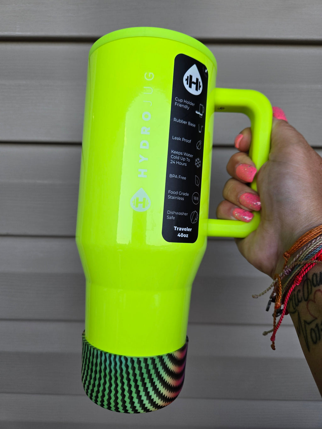 Trippy Swirls Silicone Boot Bumper Sleeve for tumbler