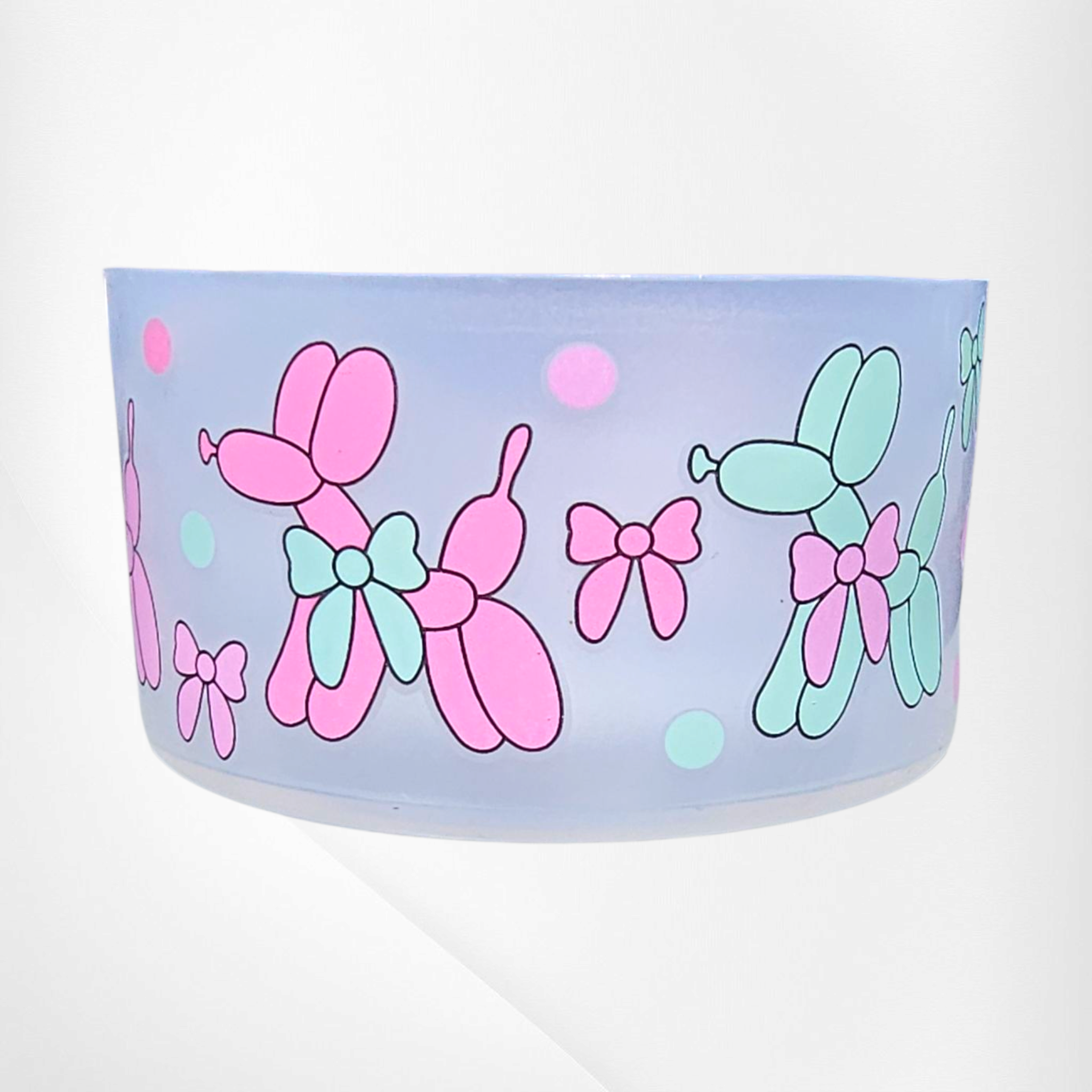 Preppy Balloon Dogs Silicone Tumbler Boot