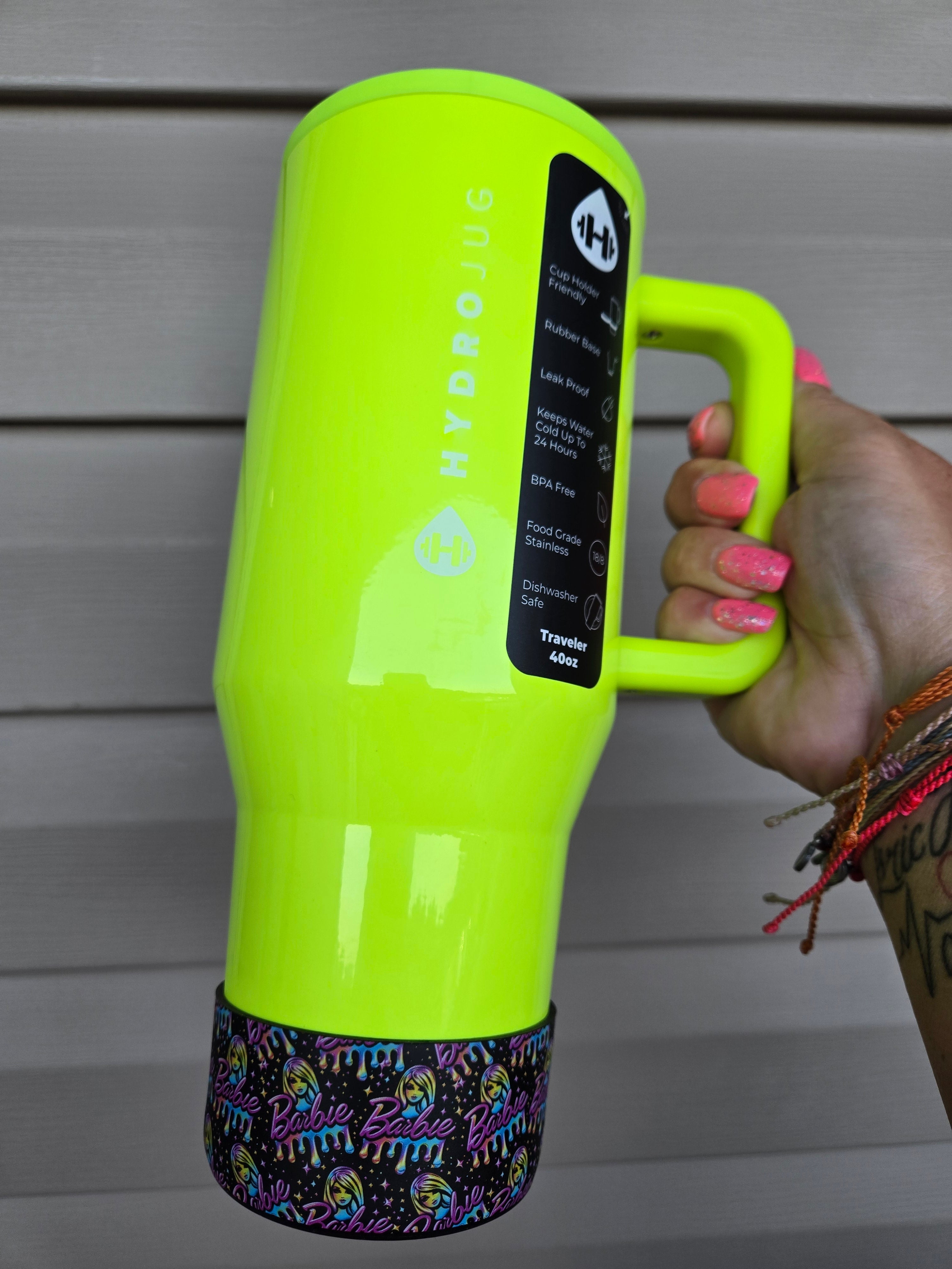 Metallic Barbie Silicone Boot Bumper Sleeve