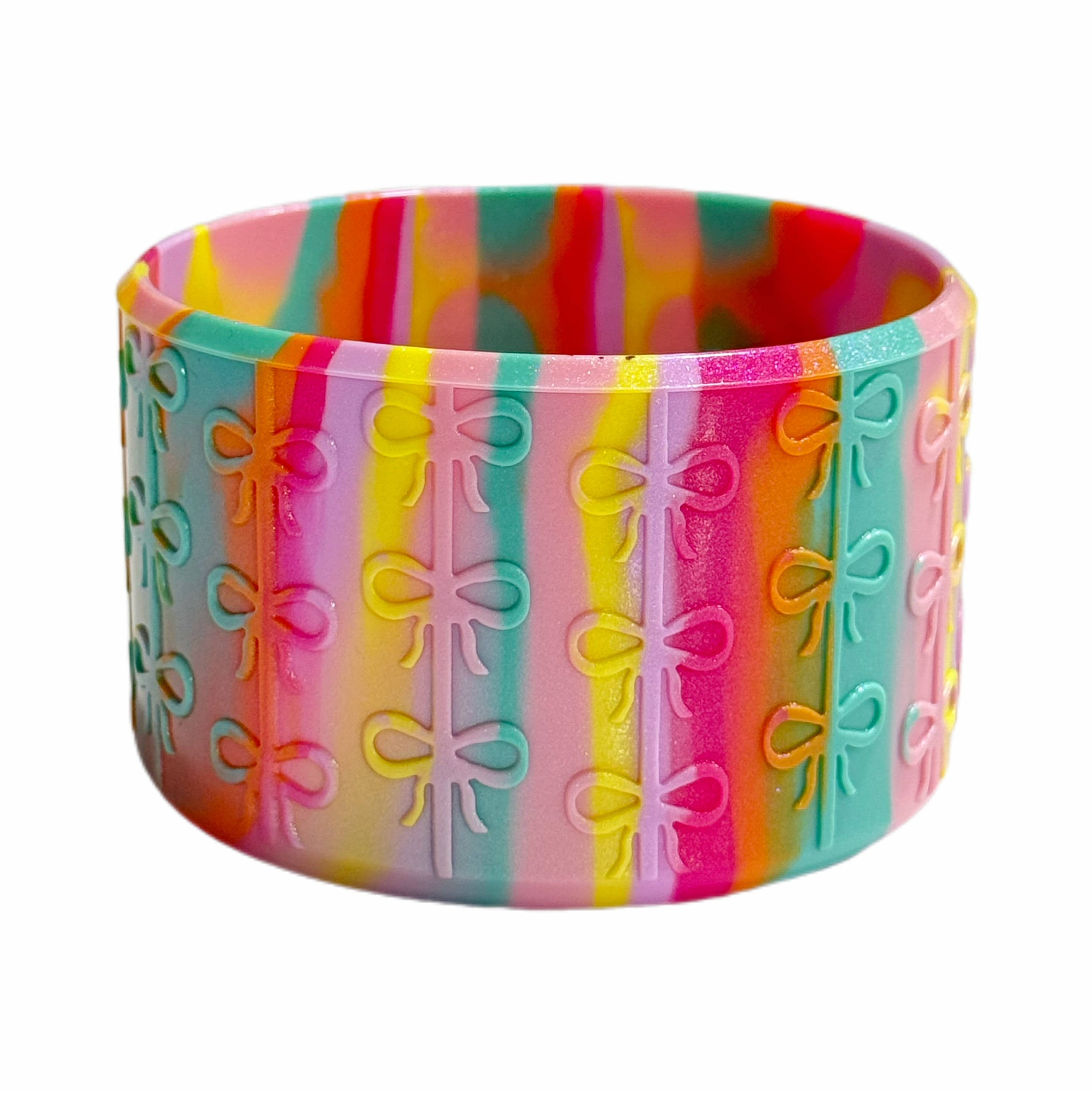 90s Color Swirl Silicone Coquette Boot Bumper Sleeve