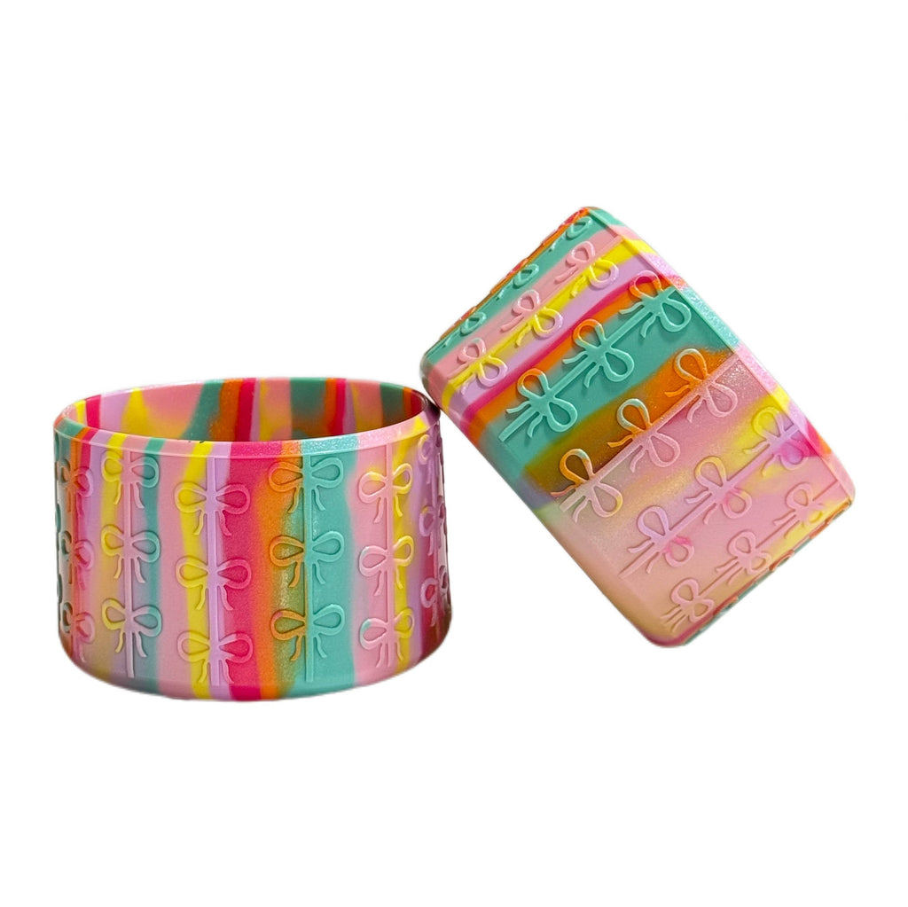 90s Color Swirl Silicone Coquette Boot Bumper Sleeve