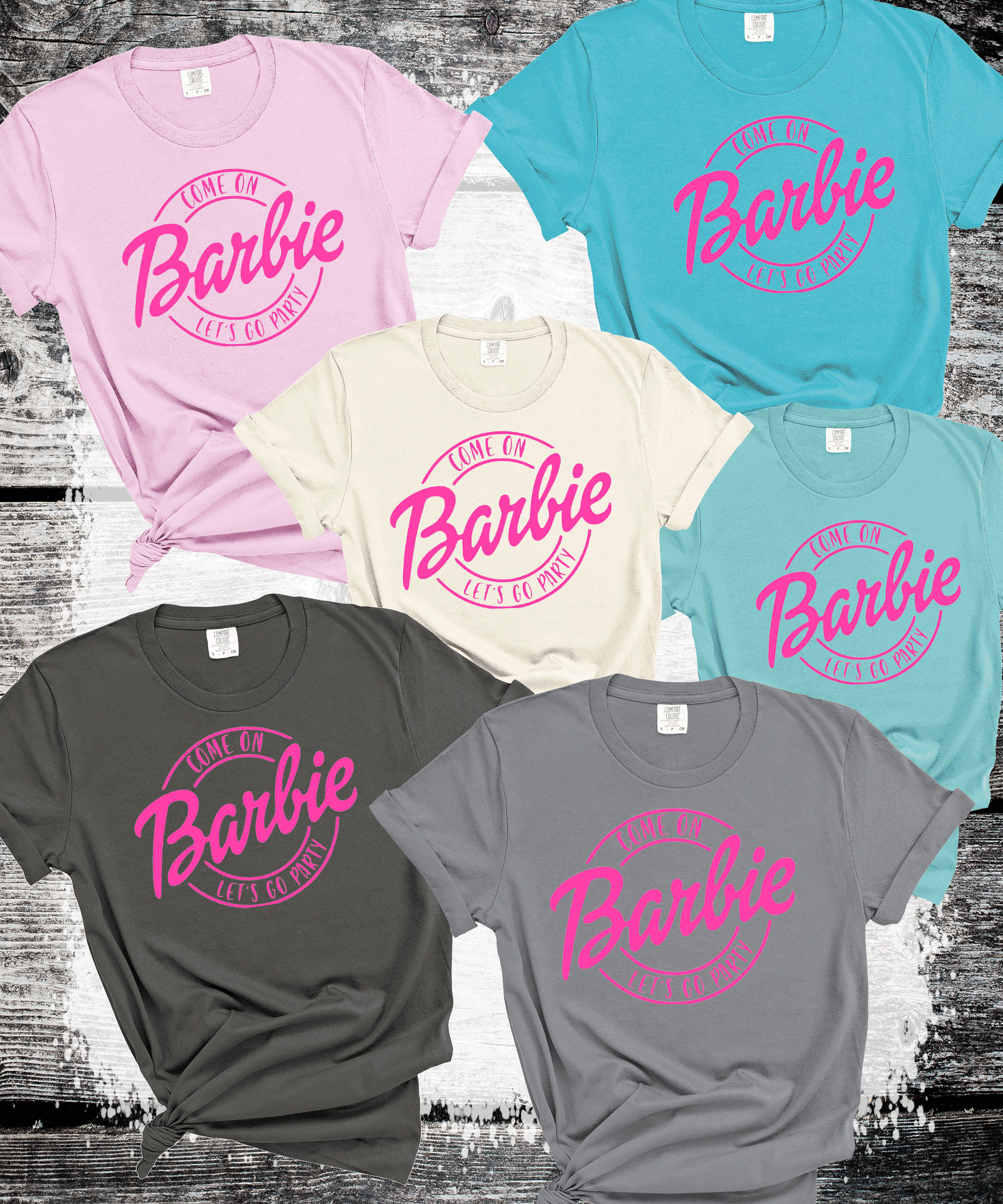 Barbie Coffee T Shirts, Barbenheimer inspired, 90's Tees, Movie Shirts, Vintage distressed Comfort Color Shirts