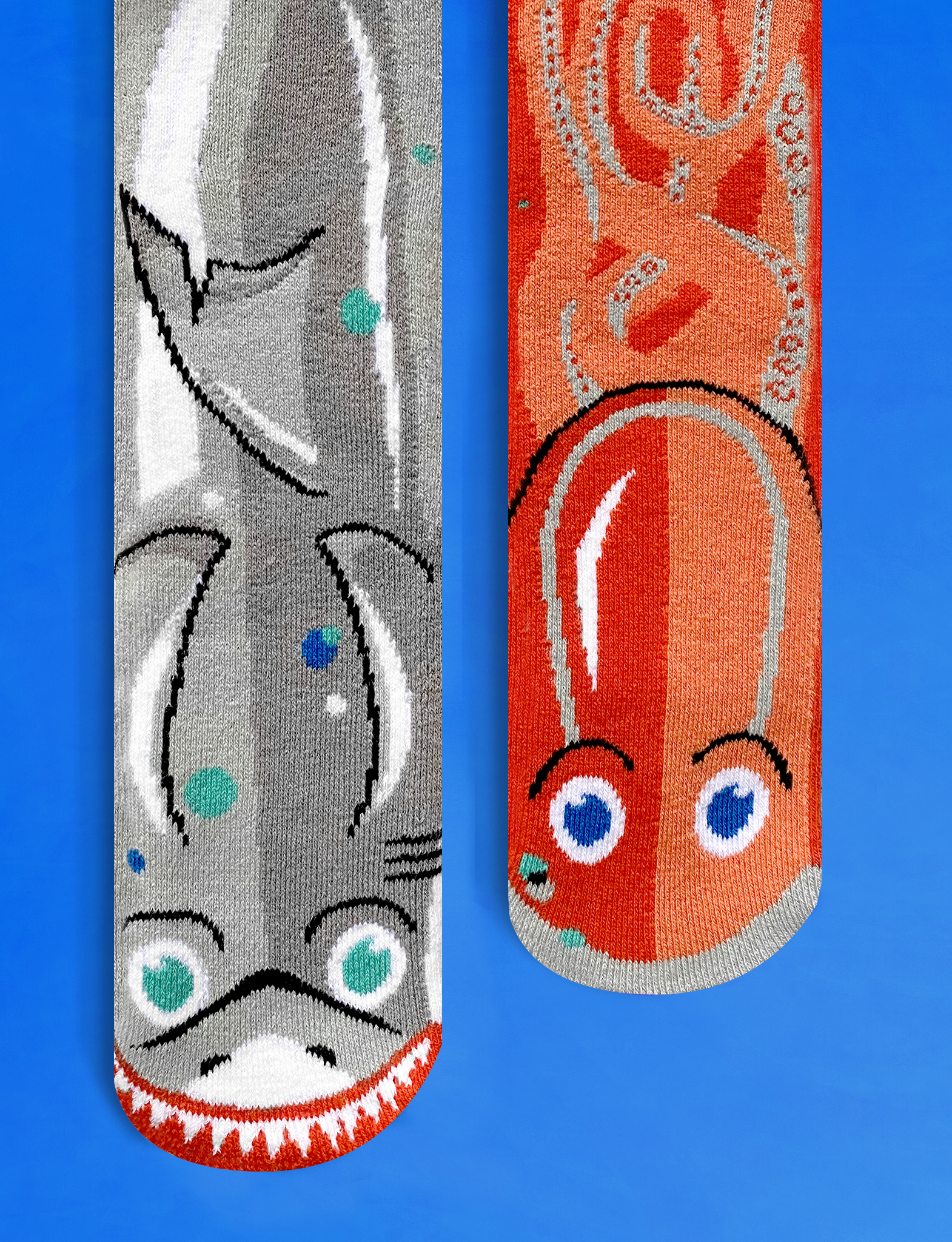 ADULT SHARK & OCTOPUS SOCKS