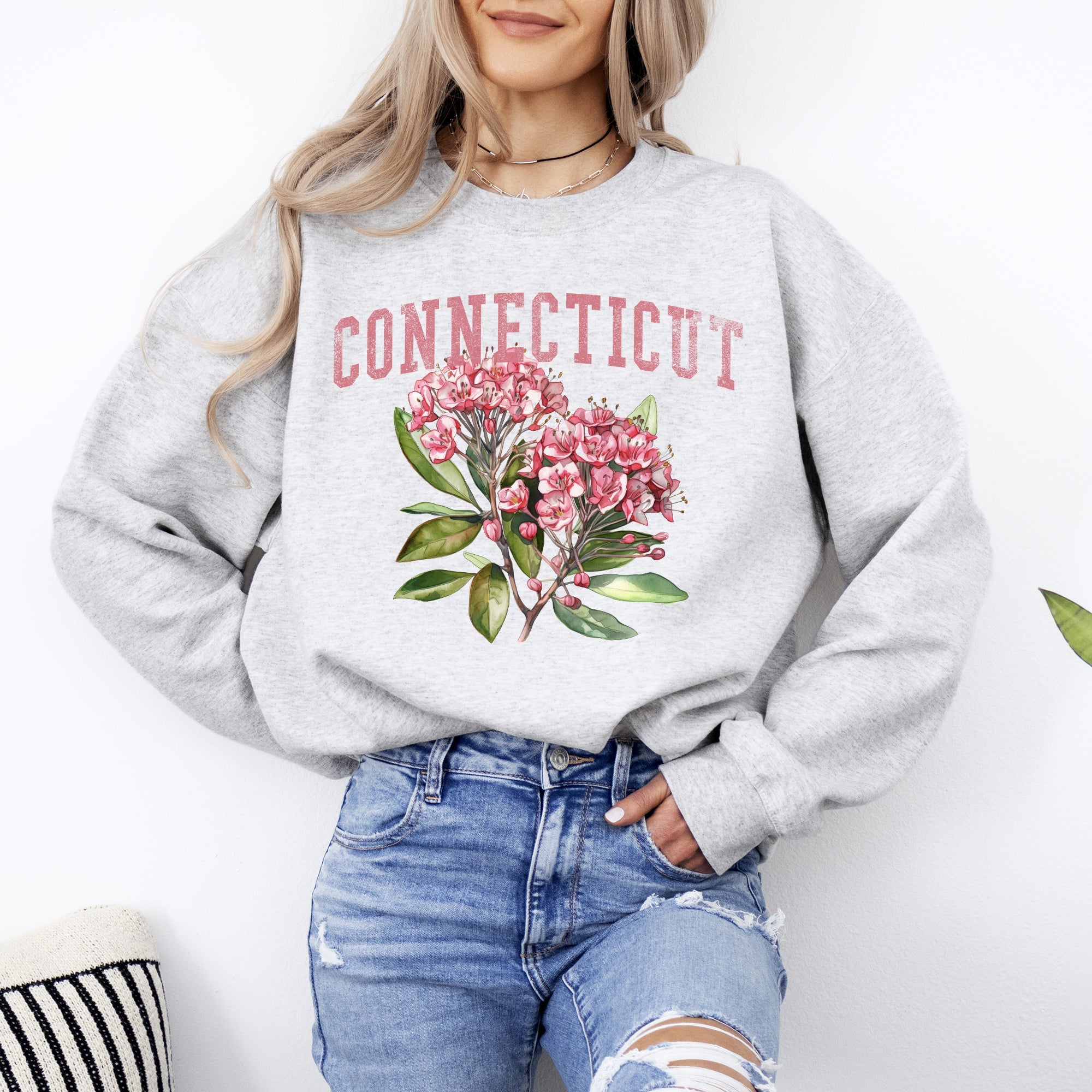 Connecticut State Flower Sweatshirt