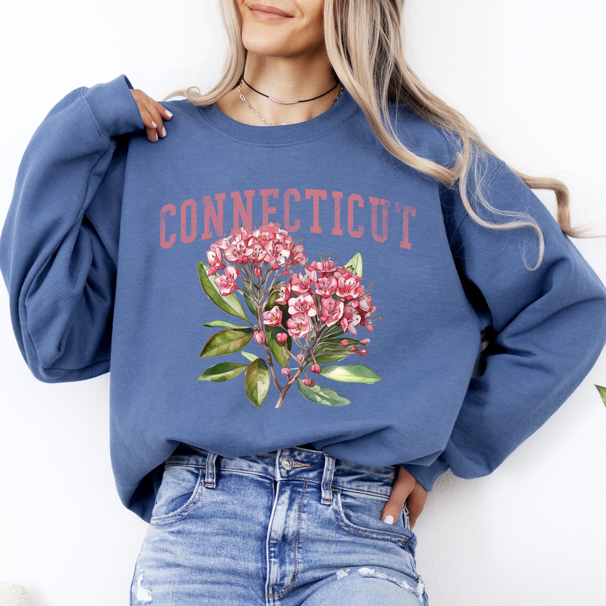 Connecticut State Flower Sweatshirt