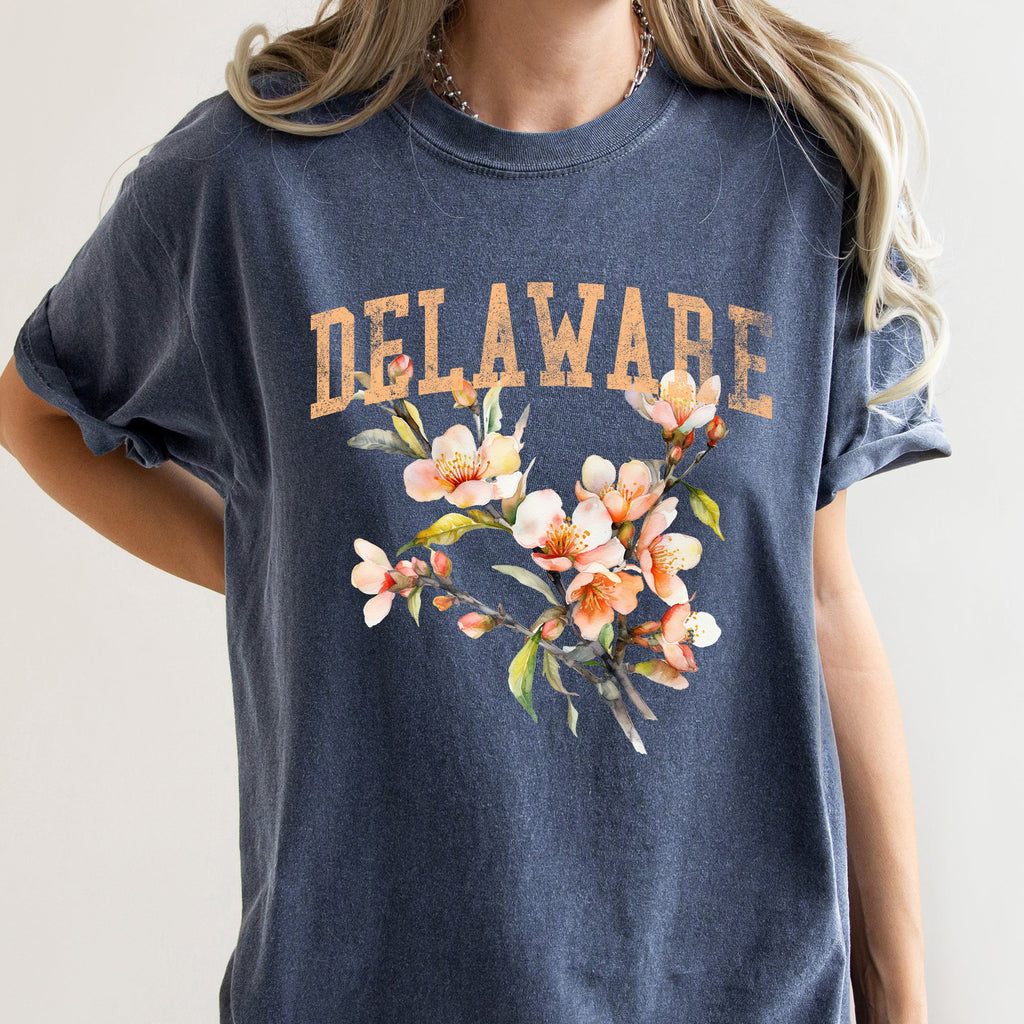 Delaware State Flower Comfort Colors Tshirt