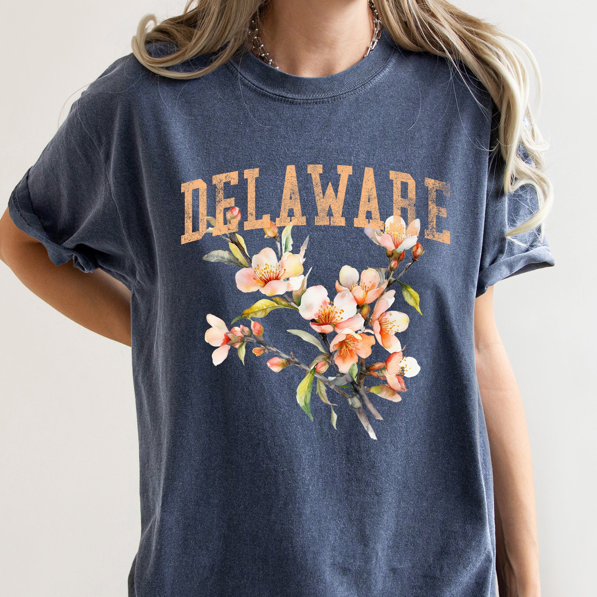 Delaware State Flower Comfort Colors Tshirt