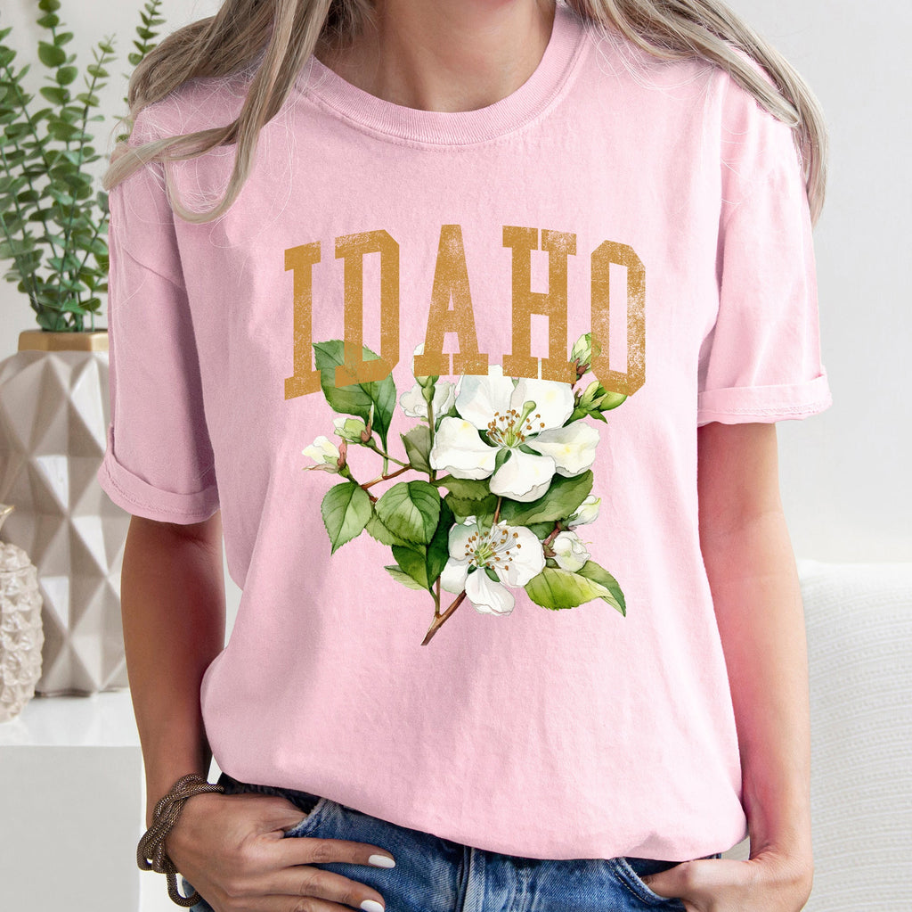 Idaho State Flower Comfort Colors Tshirt