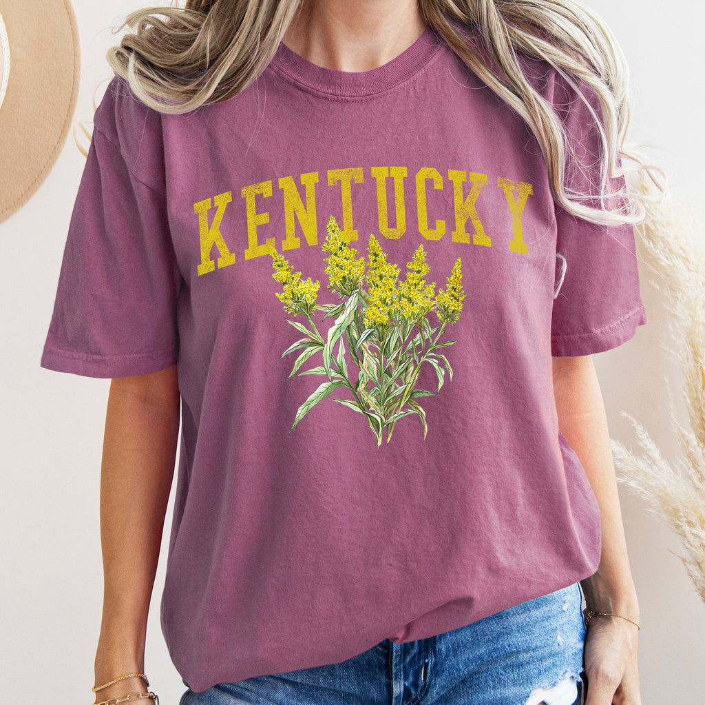 Kentucky State Flower Comfort Colors Tshirt