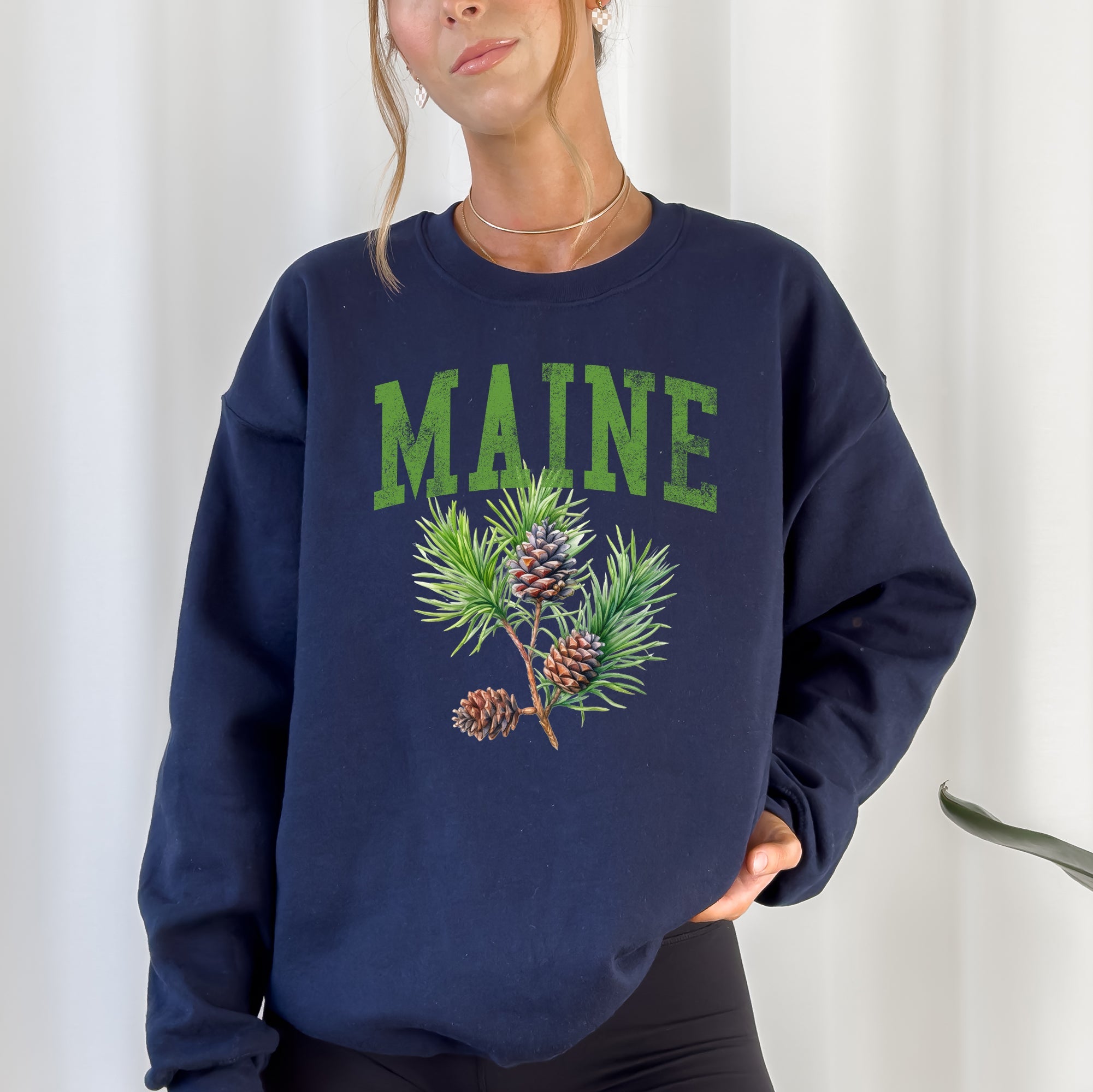 Maine State Flower Sweatshirt