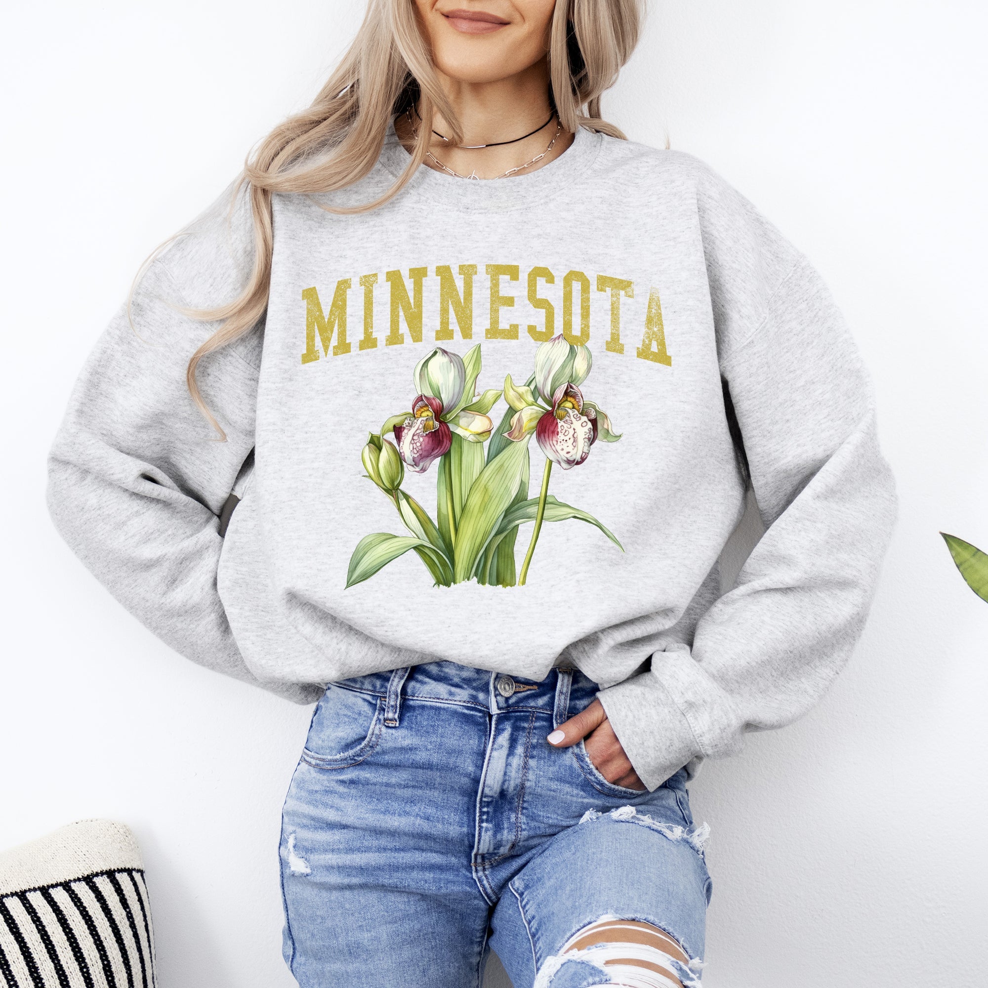 Minnesota State Flower Sweatshirt