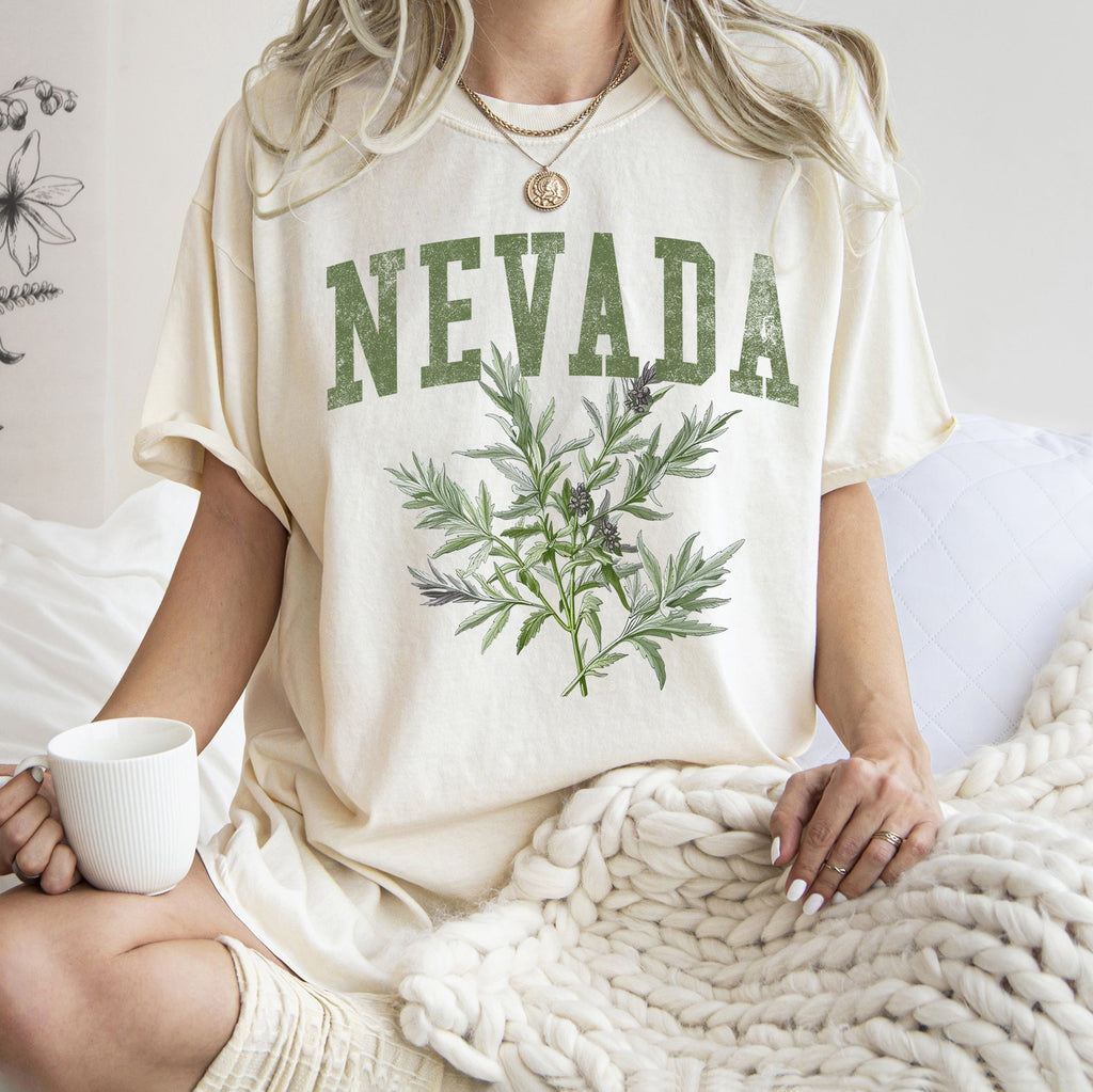 Nevada State Flower Comfort Colors Tshirt