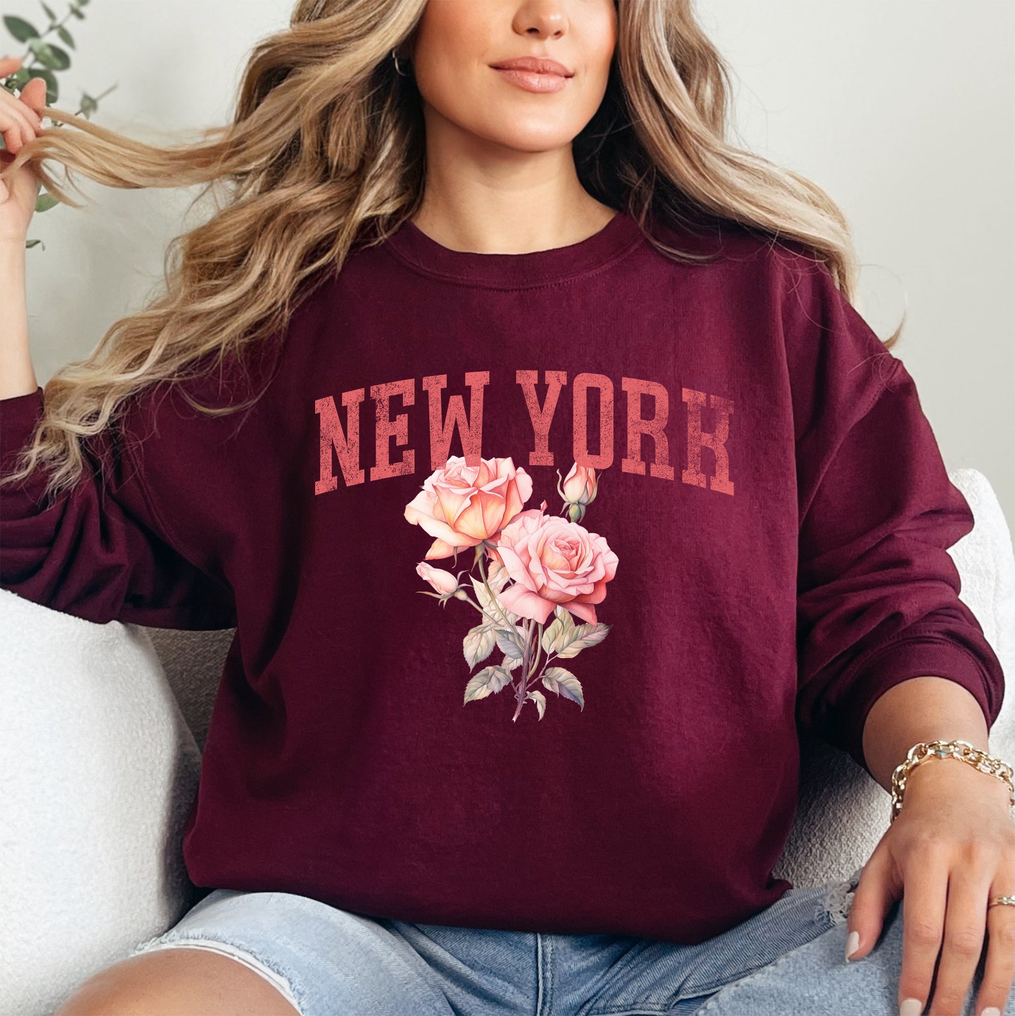 New York State Flower Sweatshirt