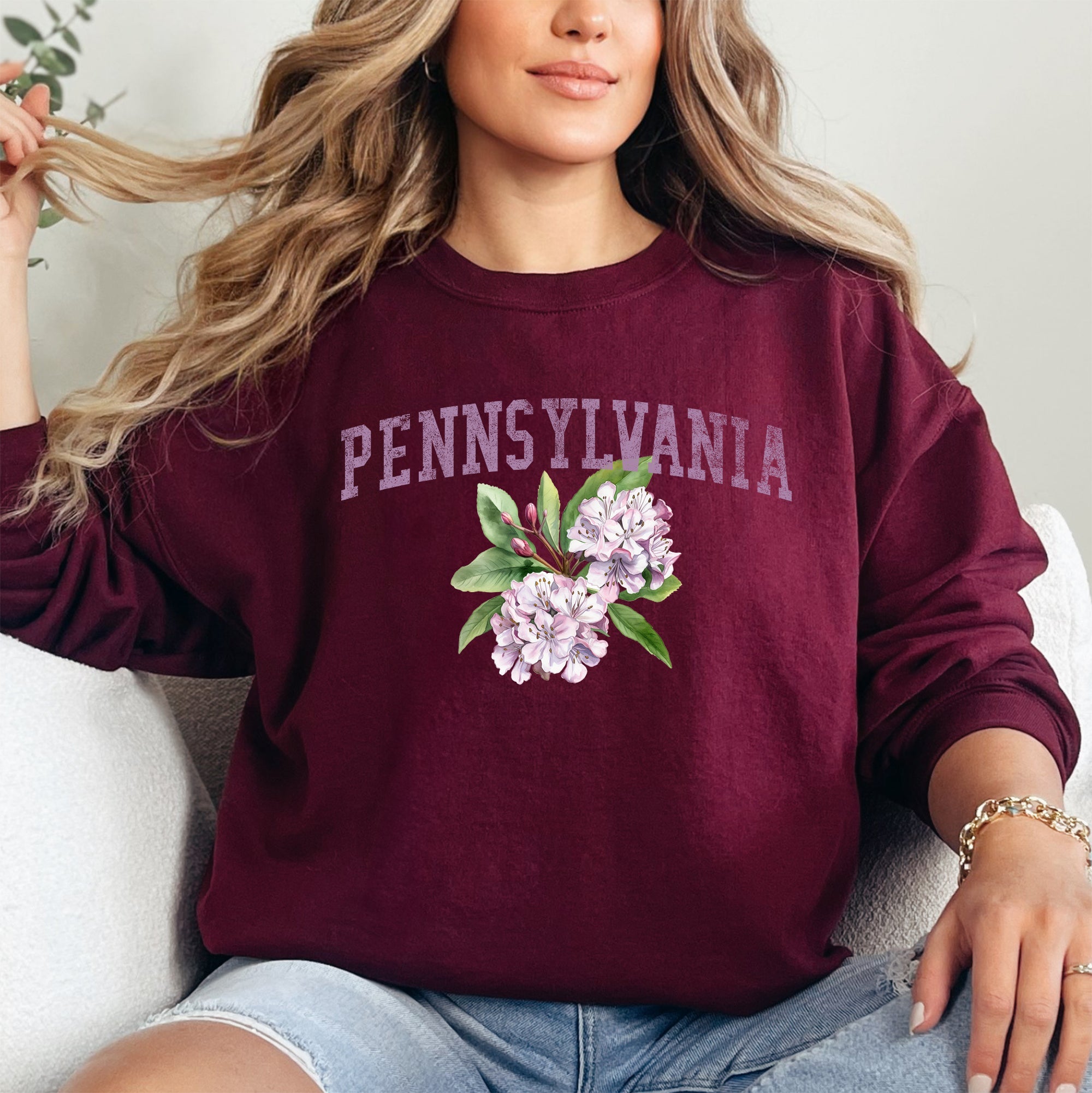 Pennsylvania State Flower Sweatshirt