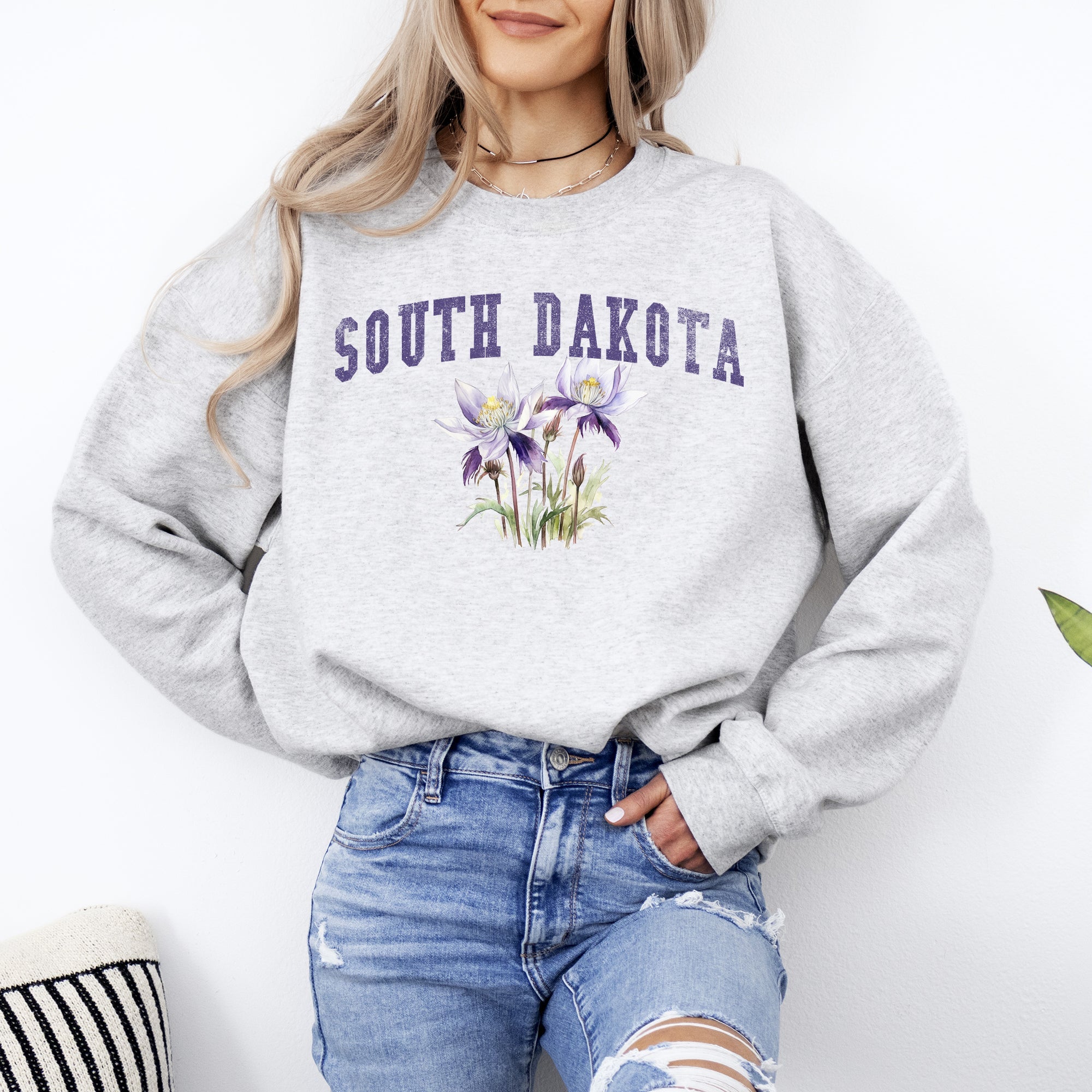 South Dakota State Flower Sweatshirt