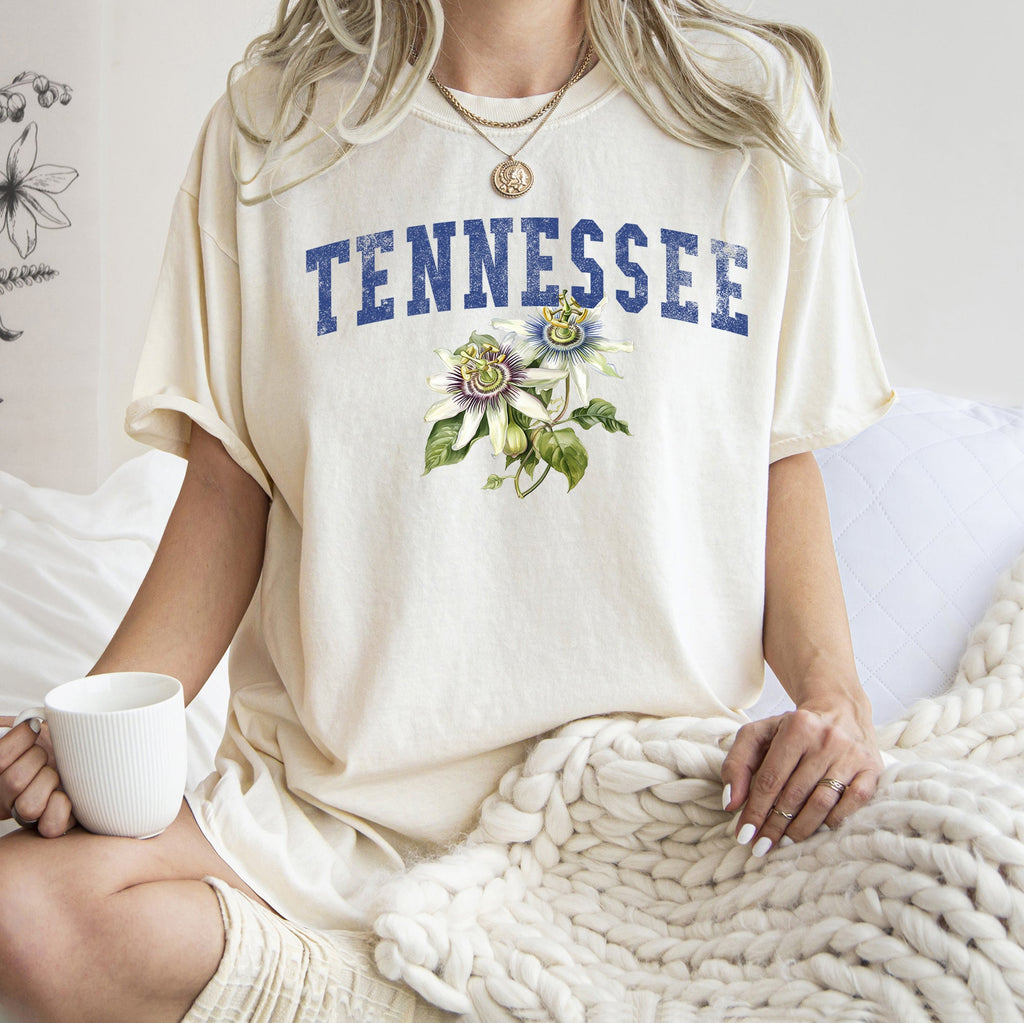 Tennessee State Flower Comfort Colors Tshirt