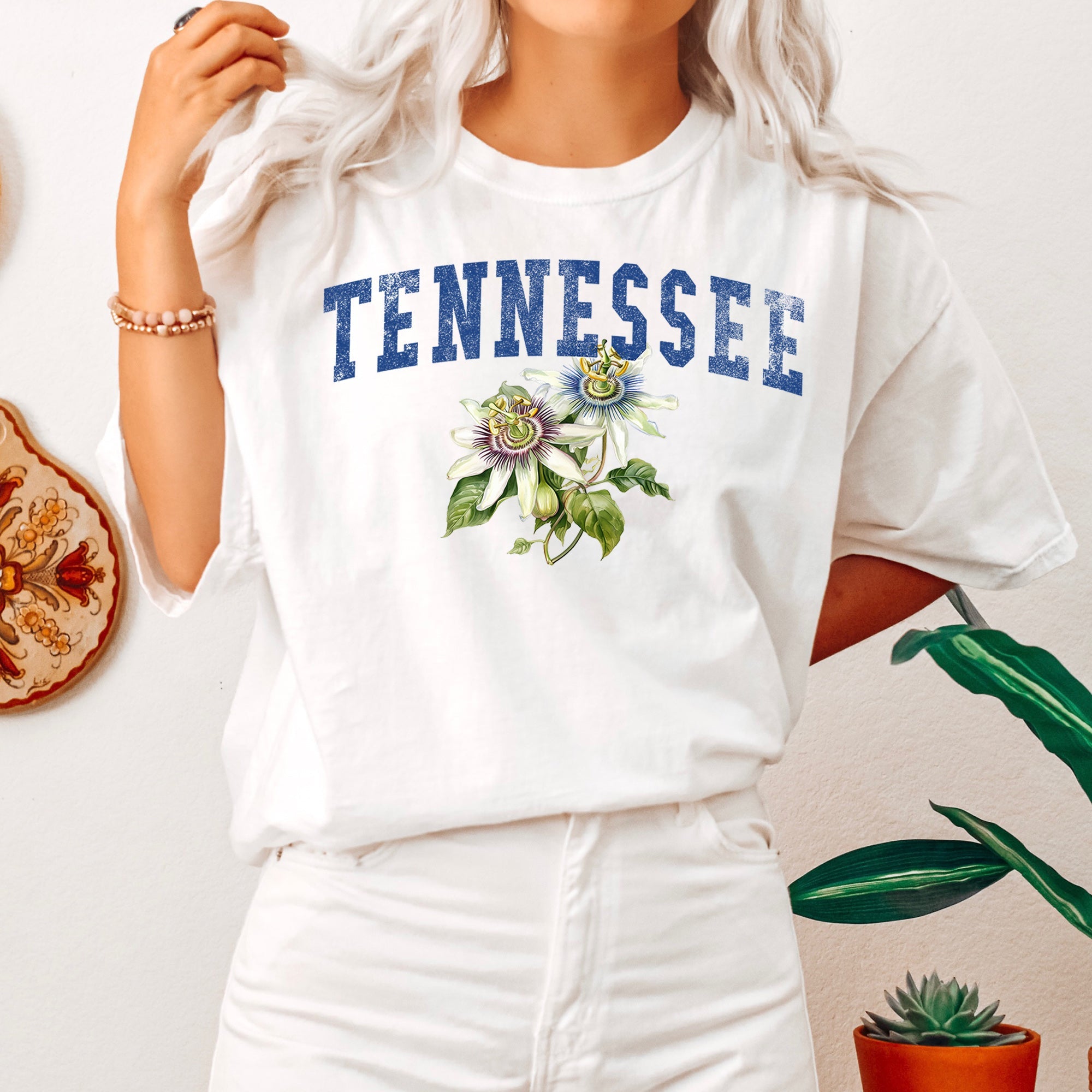 Tennessee State Flower Comfort Colors Tshirt