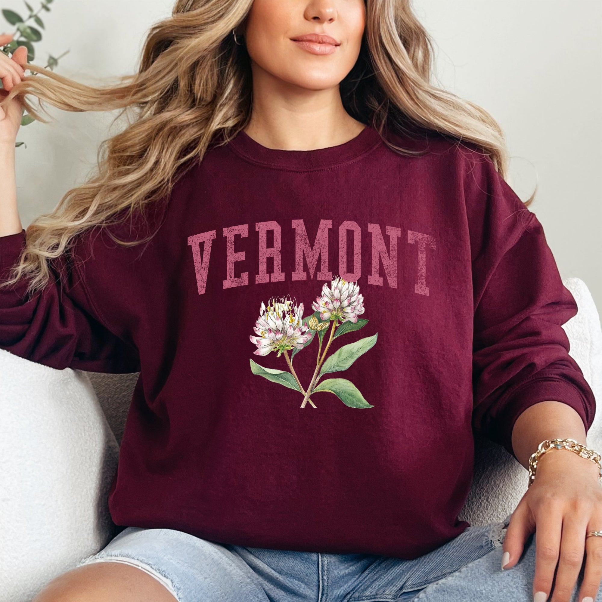 Vermont State Flower Sweatshirt